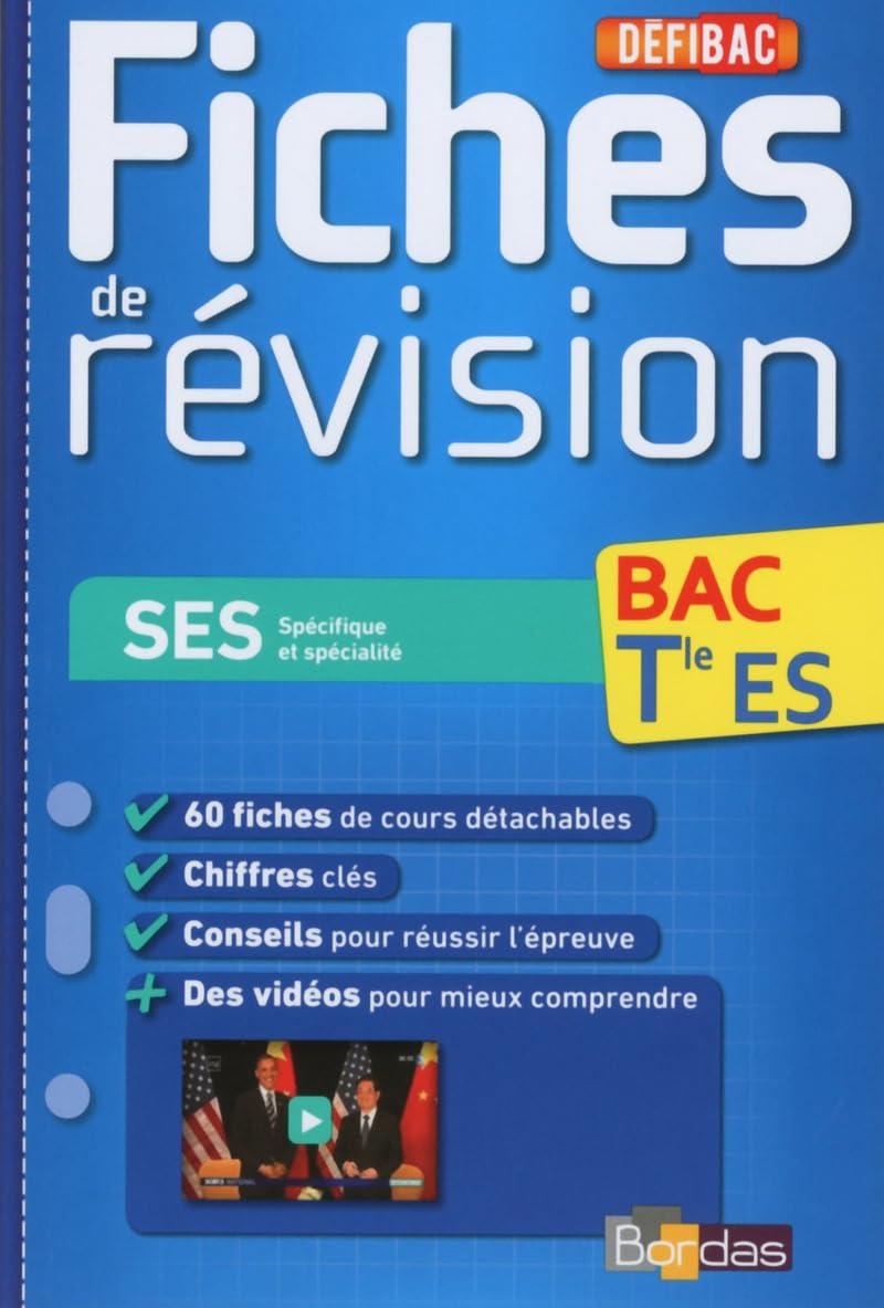DéfiBac - Fiches de révision SES Terminale ES 9782047352847