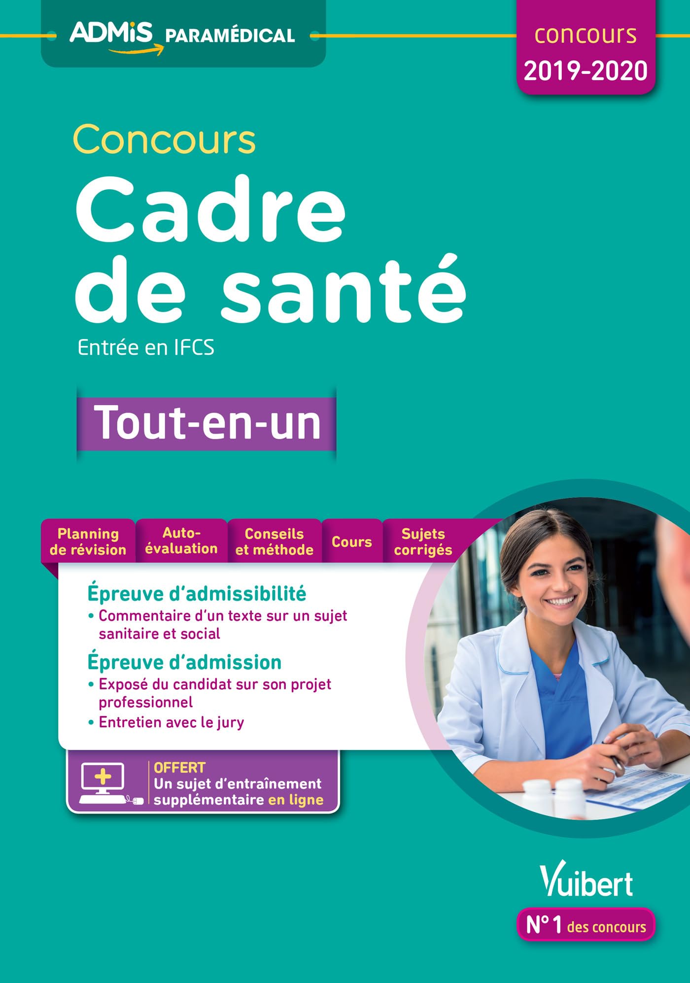 Concours Cadre de santé - Entrée en IFCS - Tout-en-un: Concours 2019-2020 9782311205114