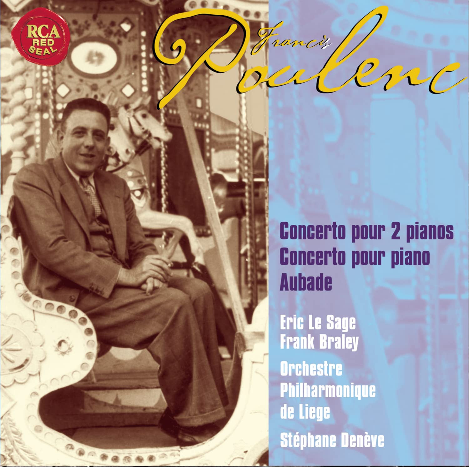 Poulenc : Concerto pour 2 pianos / Concerto pour piano - Aubade 0828766030822