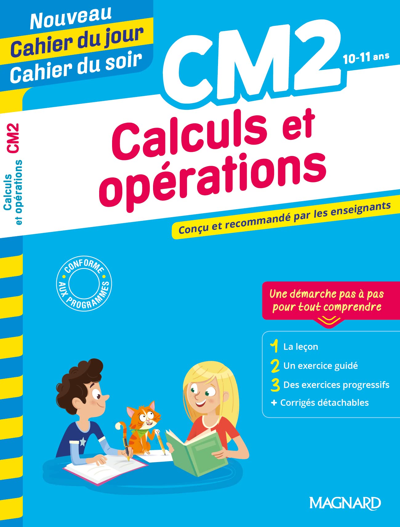 Calculs et opérations CM2 - Nouveau Cahier du jour Cahier du soir 9782210763982