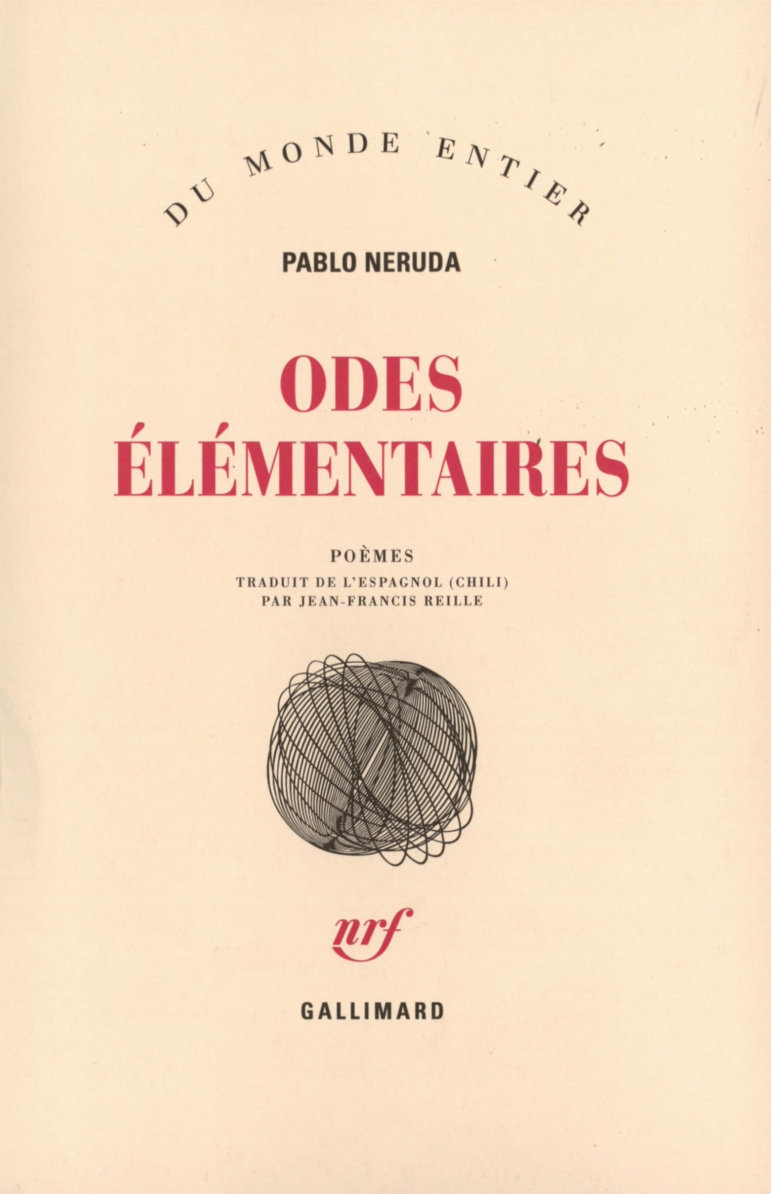 Odes élémentaires 9782070291106