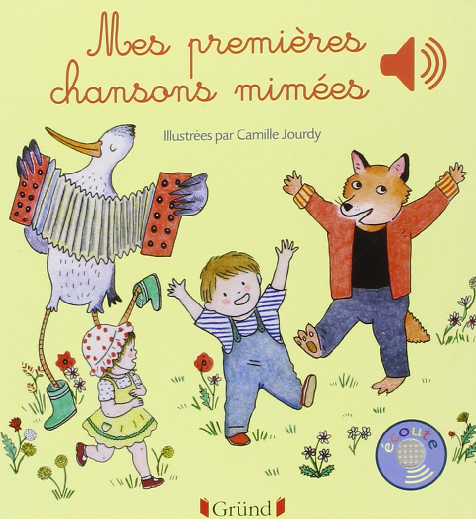 Mes premières chansons mimées – Livre sonore avec 6 puces – Dès 1 an 9782324008665
