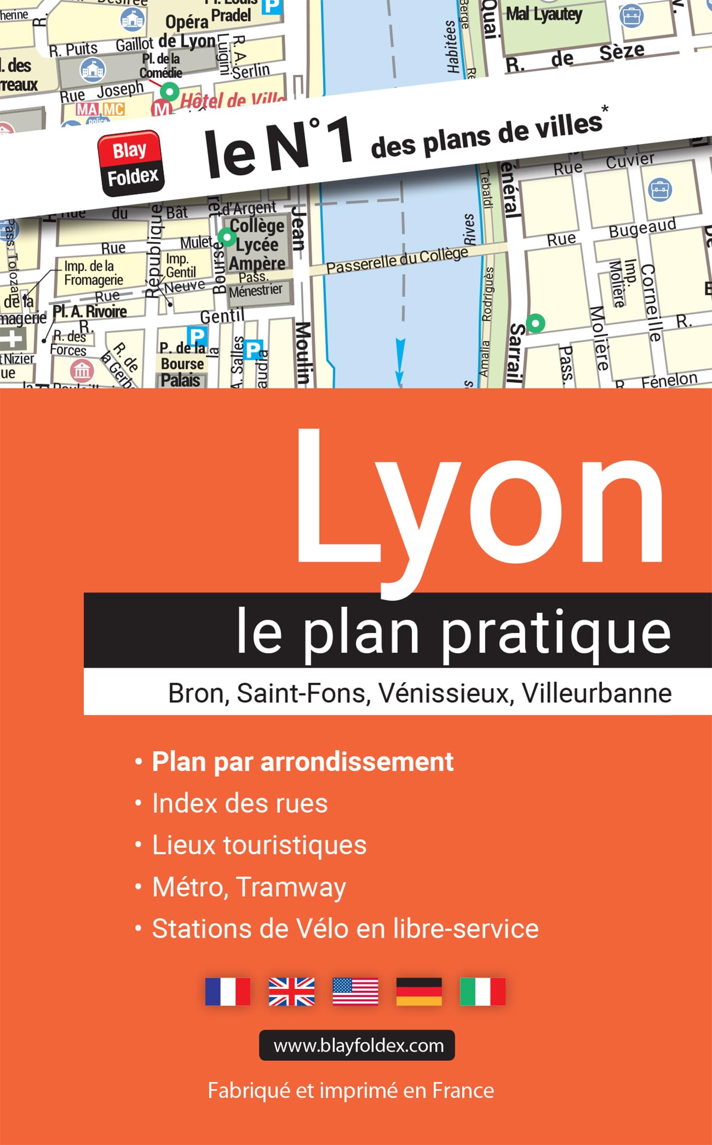 Lyon : Le plan pratique 2025 9782309508067