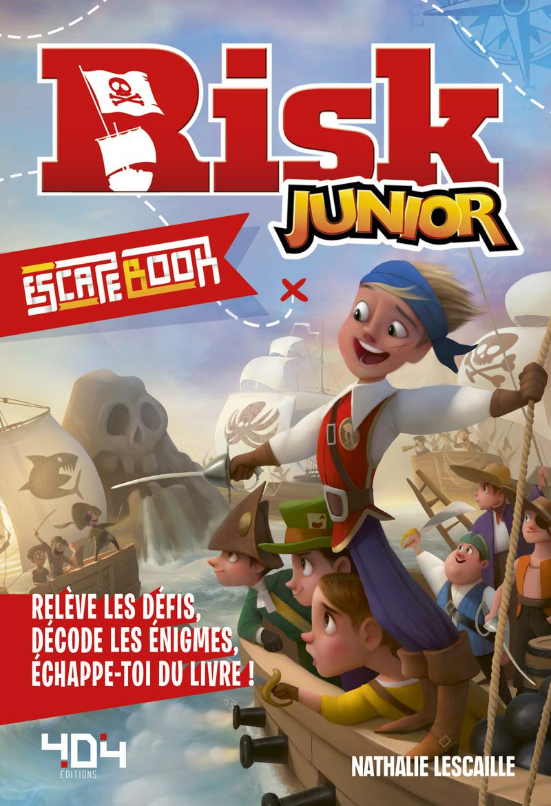 Escape book Risk Junior (Hasbro) - Escape book enfant - Livre-jeu avec énigmes - De 8 à 12 ans 9791032404287
