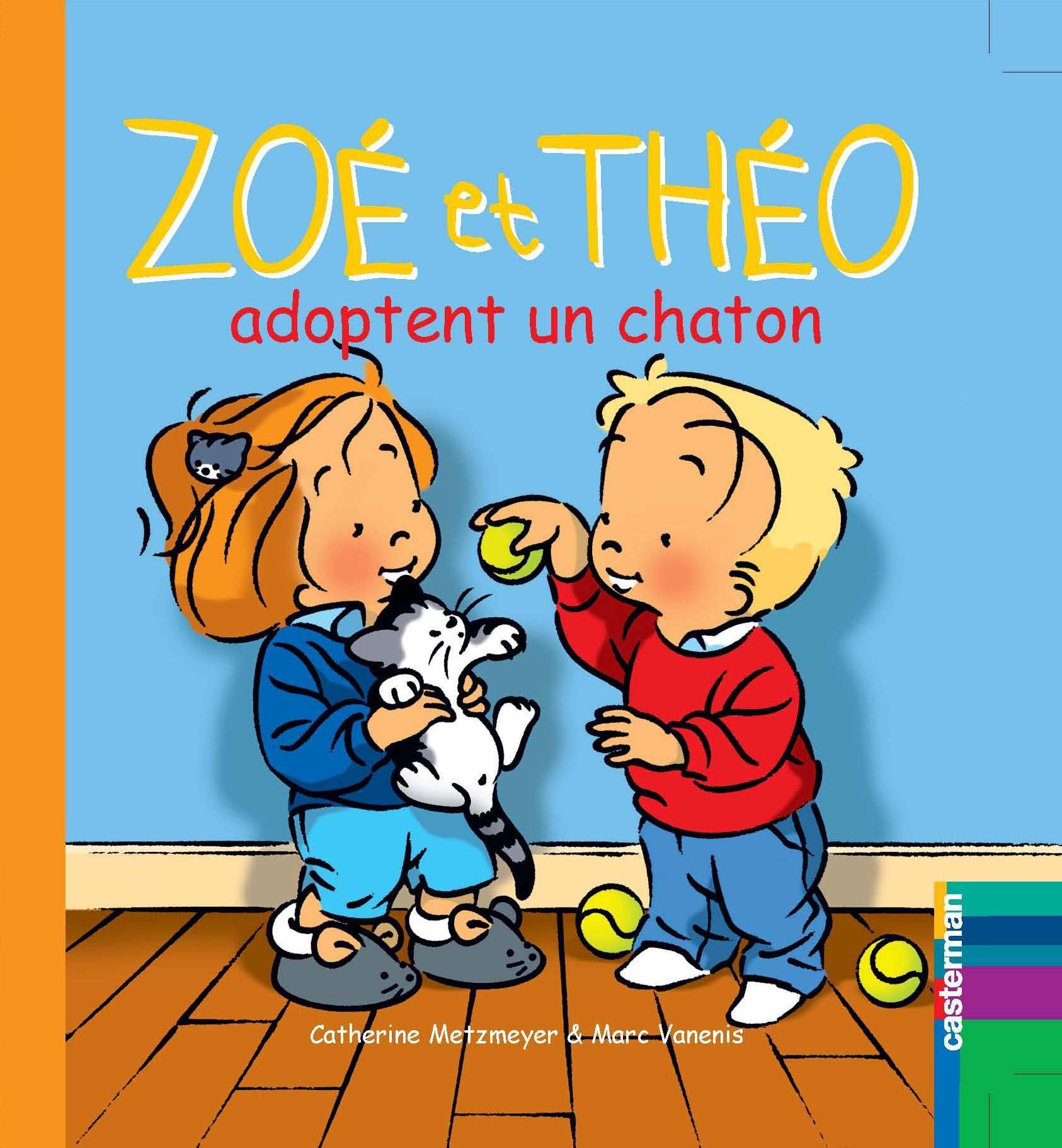 Zoé et Théo adoptent un chaton 9782203029187