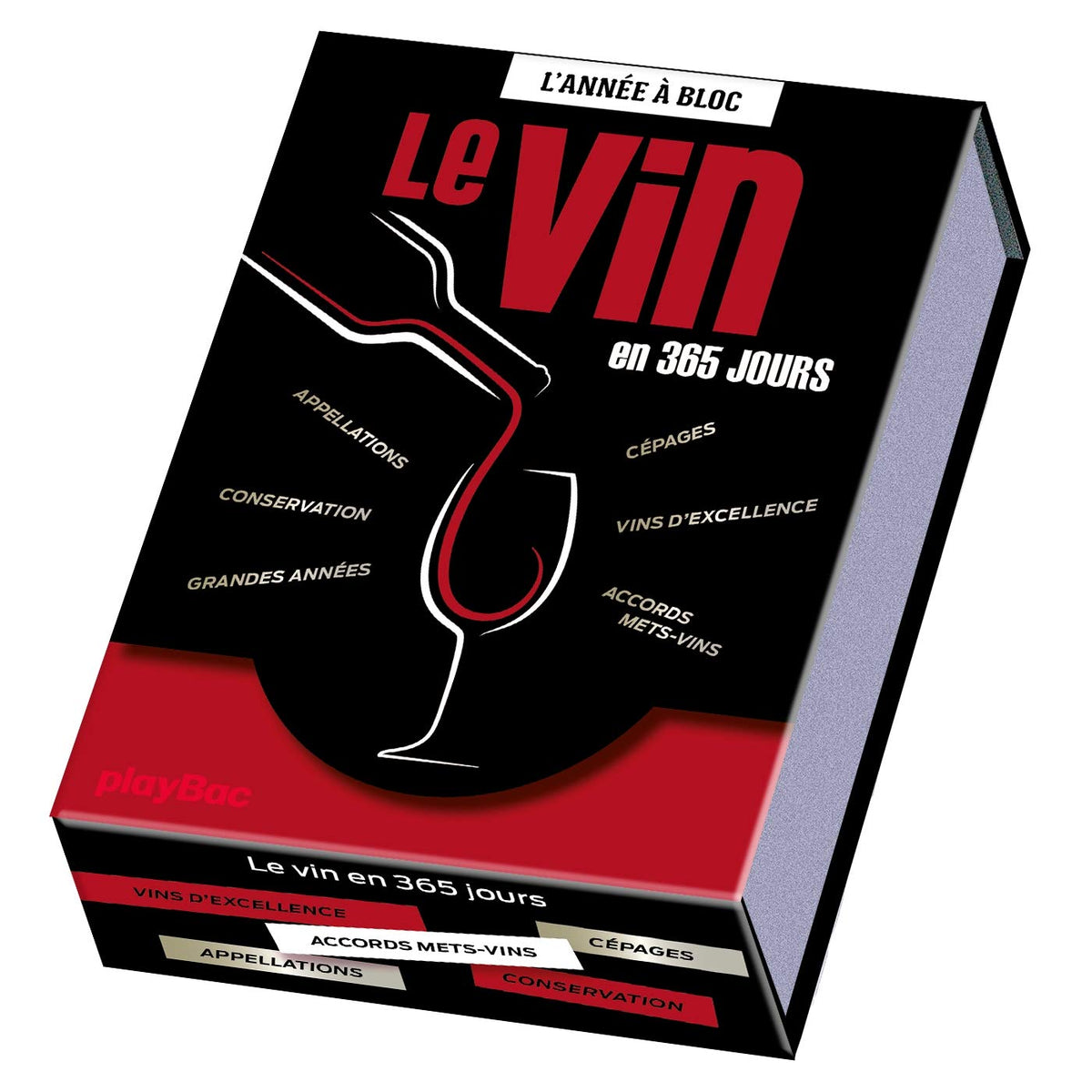 Calendrier les vins en 365 jours - L'Année à Bloc 9782809668377