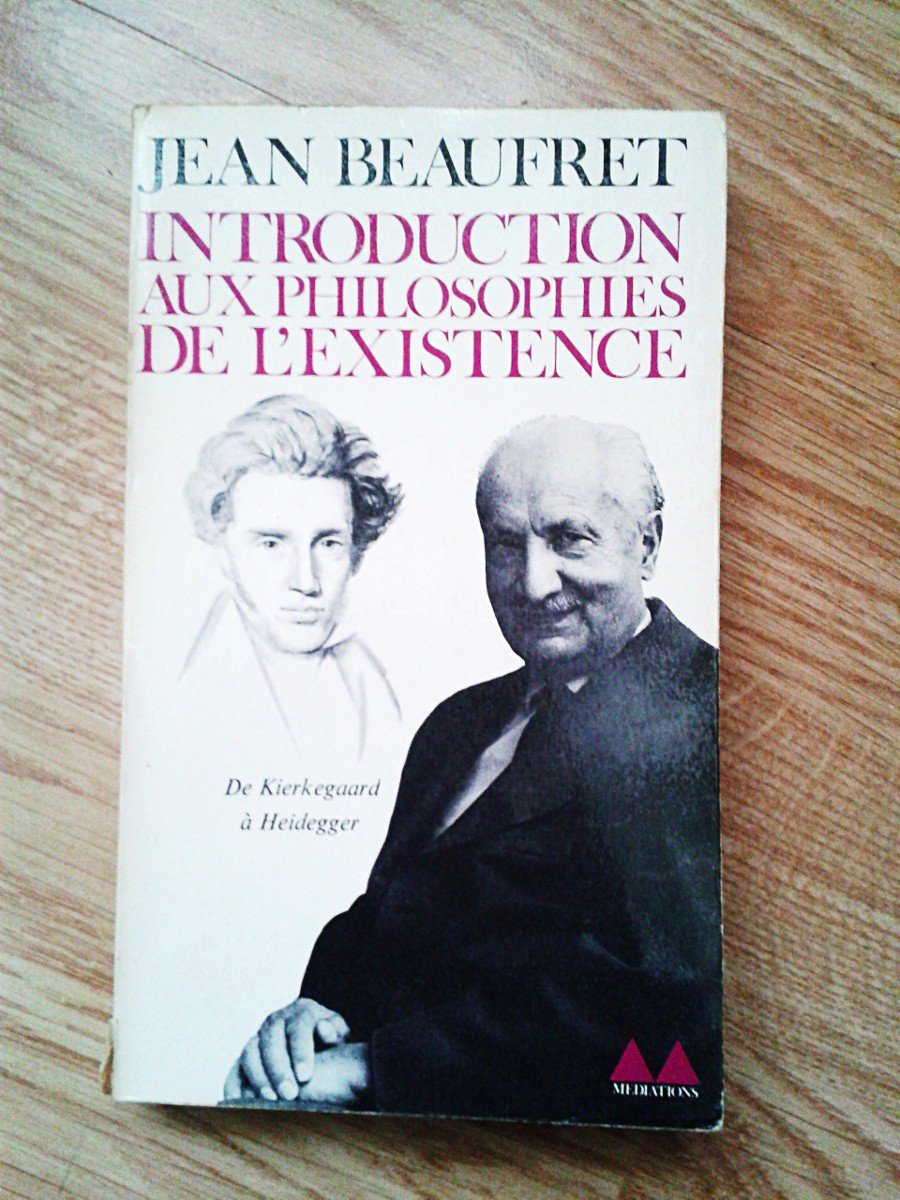 Introduction aux philosophies de l'existence. 