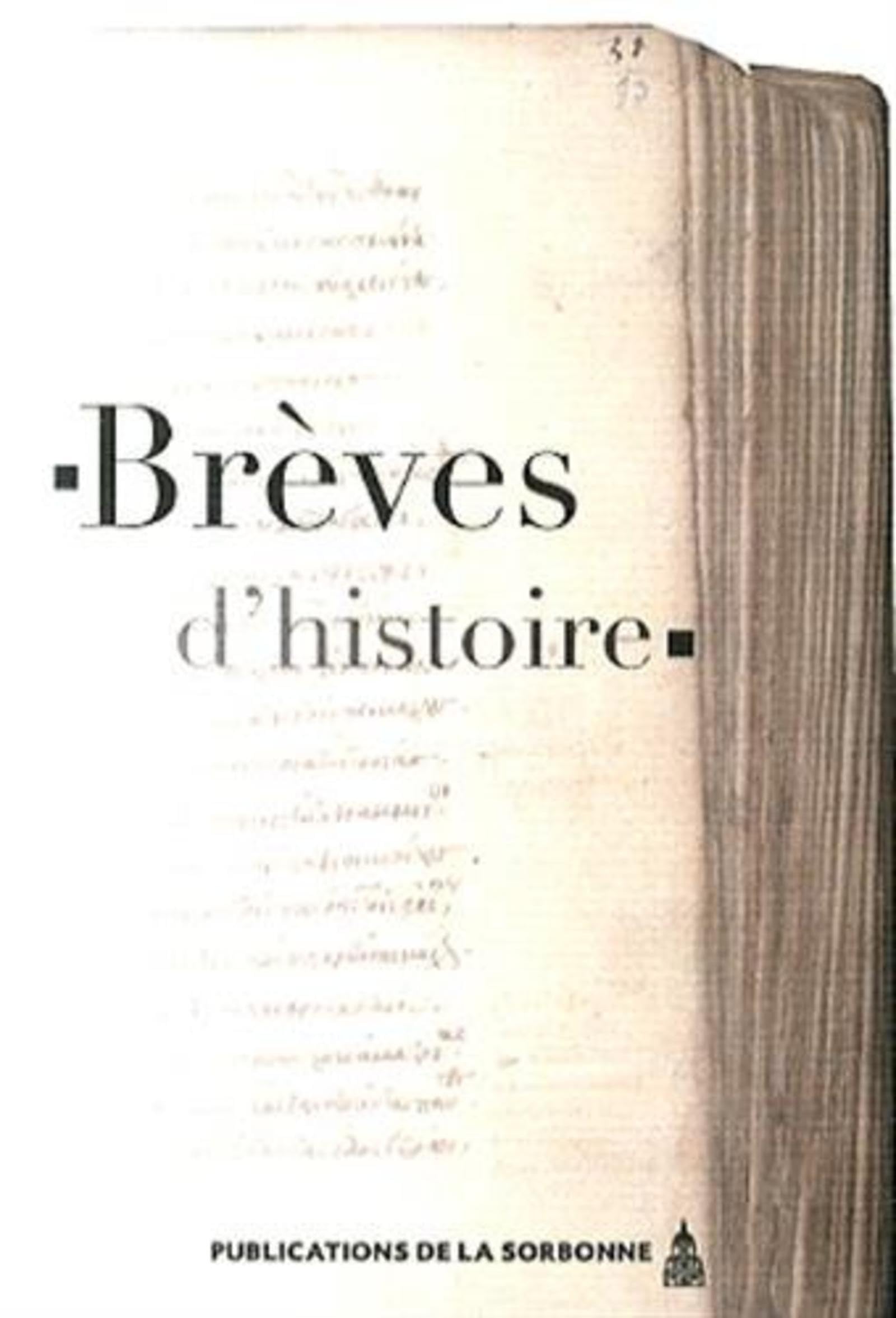 Brèves d'histoire 9782859447847