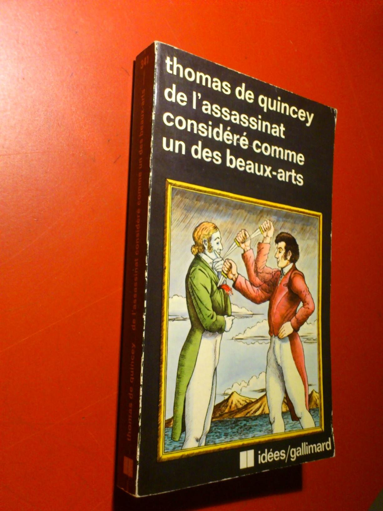 De l'assassinat considéré comme un des beaux-arts 9782070353415