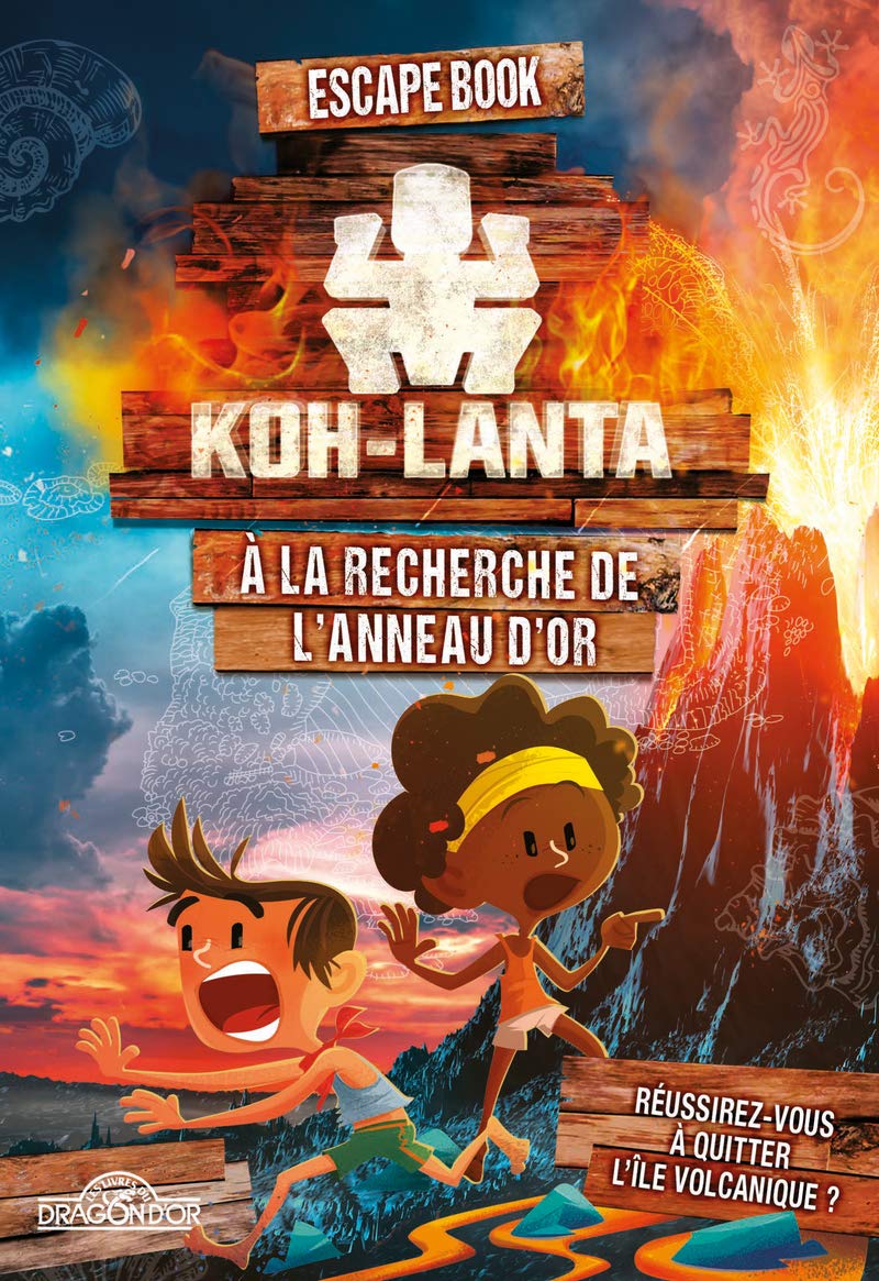 Koh-Lanta - Escape book - A la recherche de l'anneau d'or - Livre-jeu avec énigmes - Dès 8 ans 9782821213302