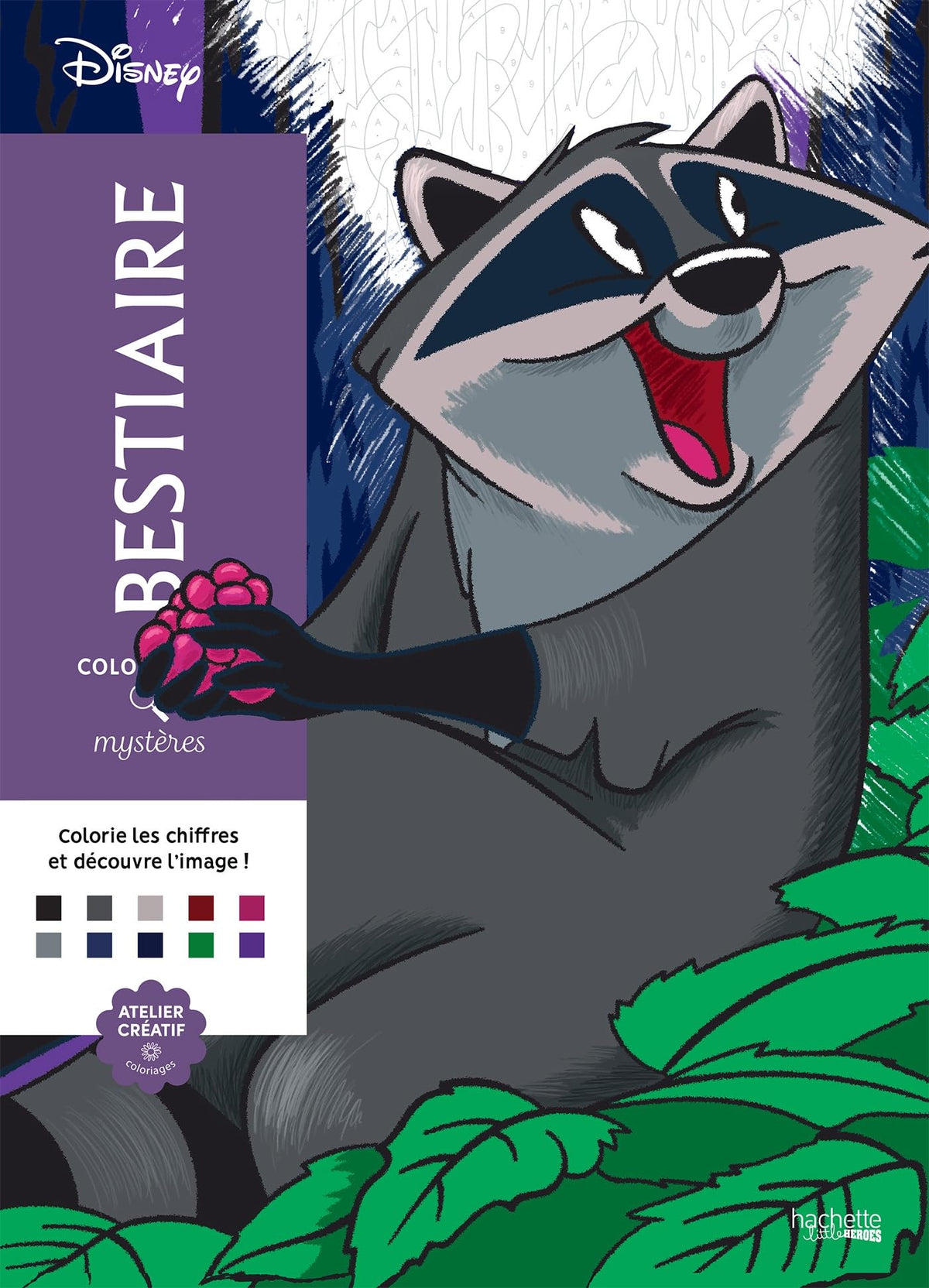 Coloriages mystères Disney - Bestiaire 9782019461447