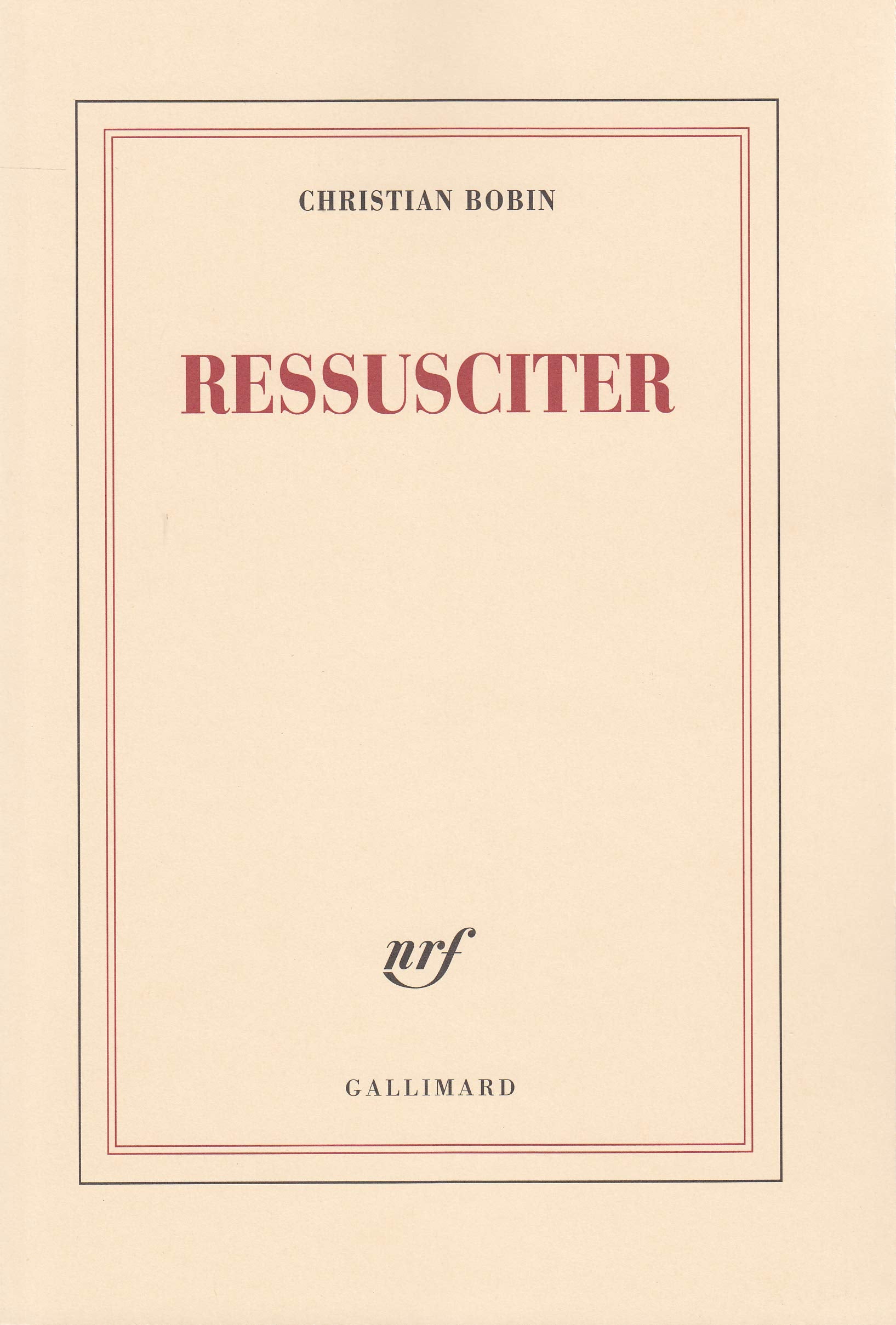 Ressusciter 9782070760688