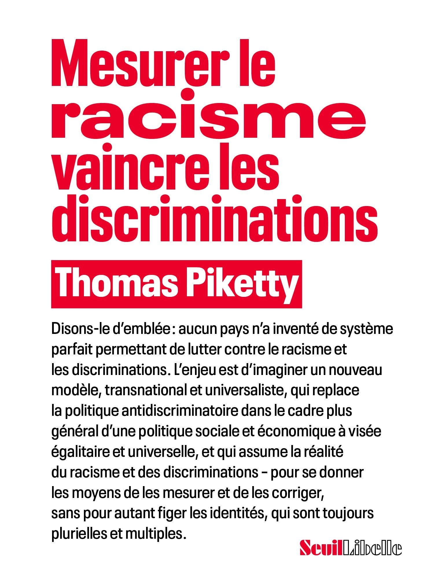 Mesurer le racisme, vaincre les discriminations 9782021505092