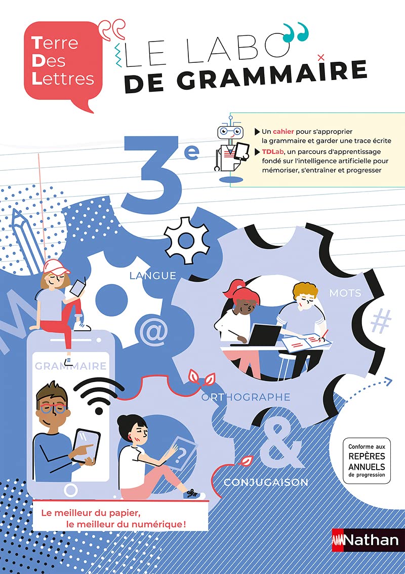 Le Labo de grammaire 3e - Terre des Lettres 9782091716374