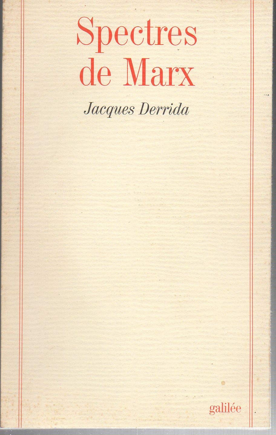 Spectres de Marx 9782718604299