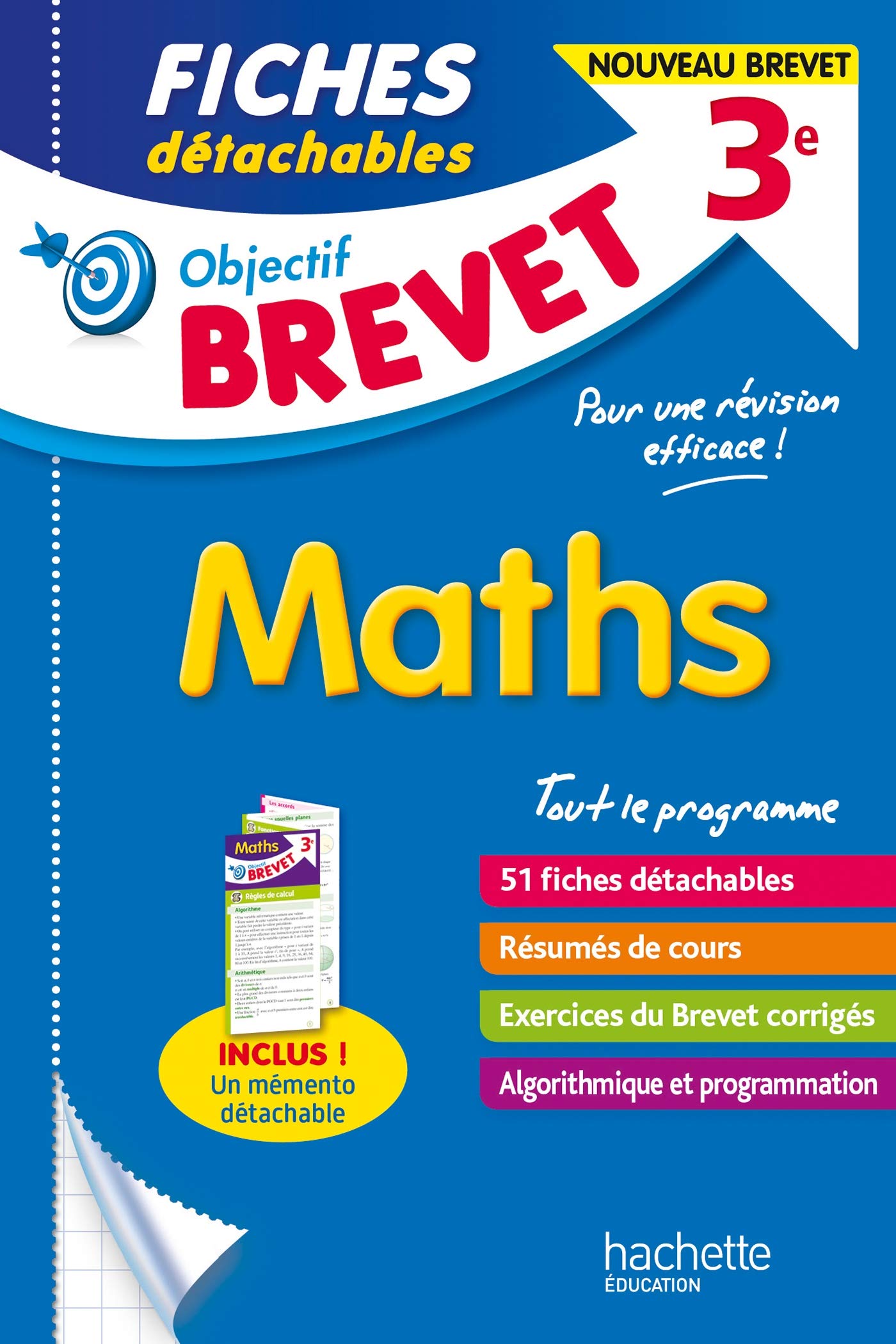 Objectif Brevet - Fiches Maths 9782017147145