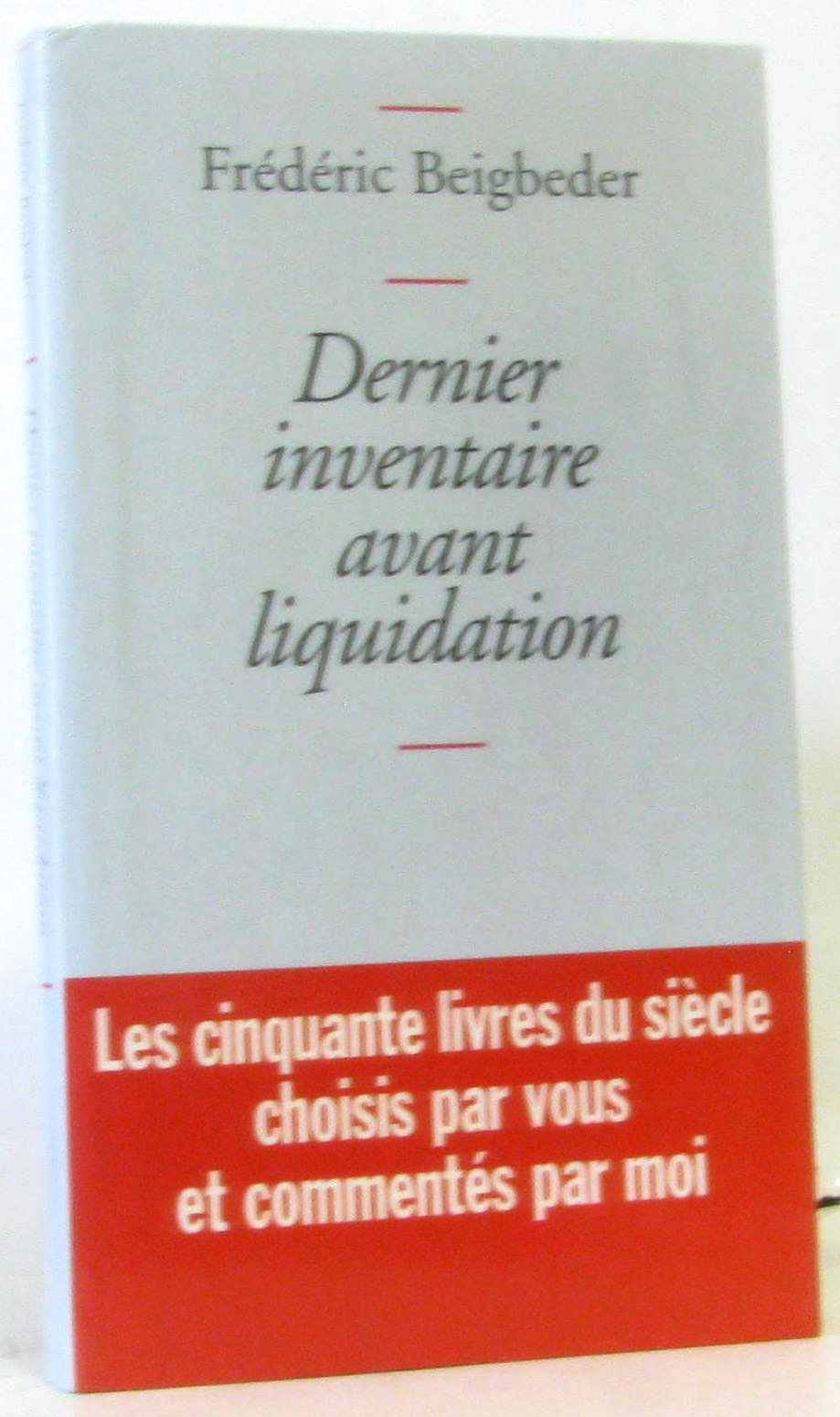 Dernier Inventaire Avant Liquidation 9782702865569