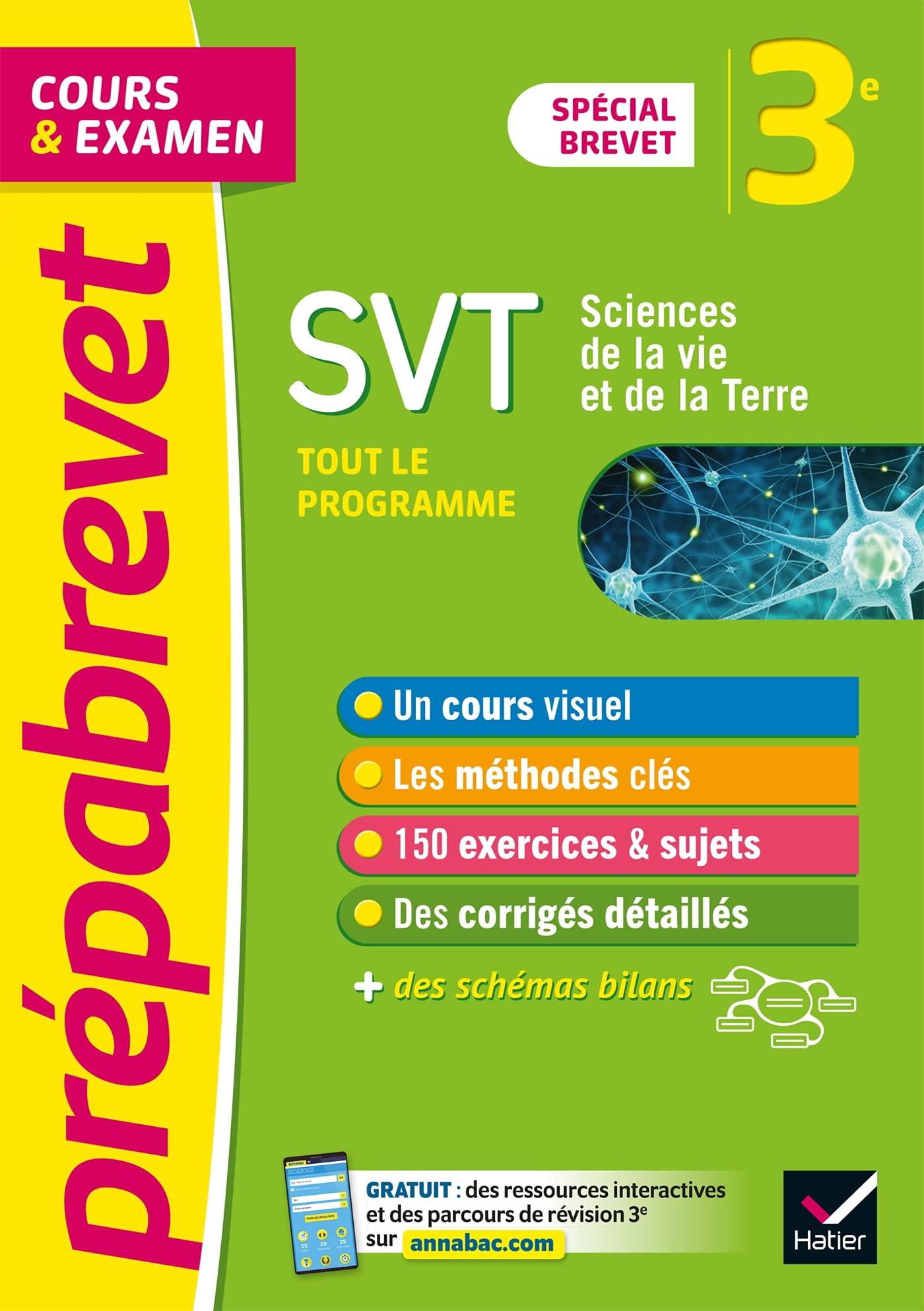 Prépabrevet SVT 3e (sciences) - Brevet 2024: cours, méthodes et entraînement 9782401078284