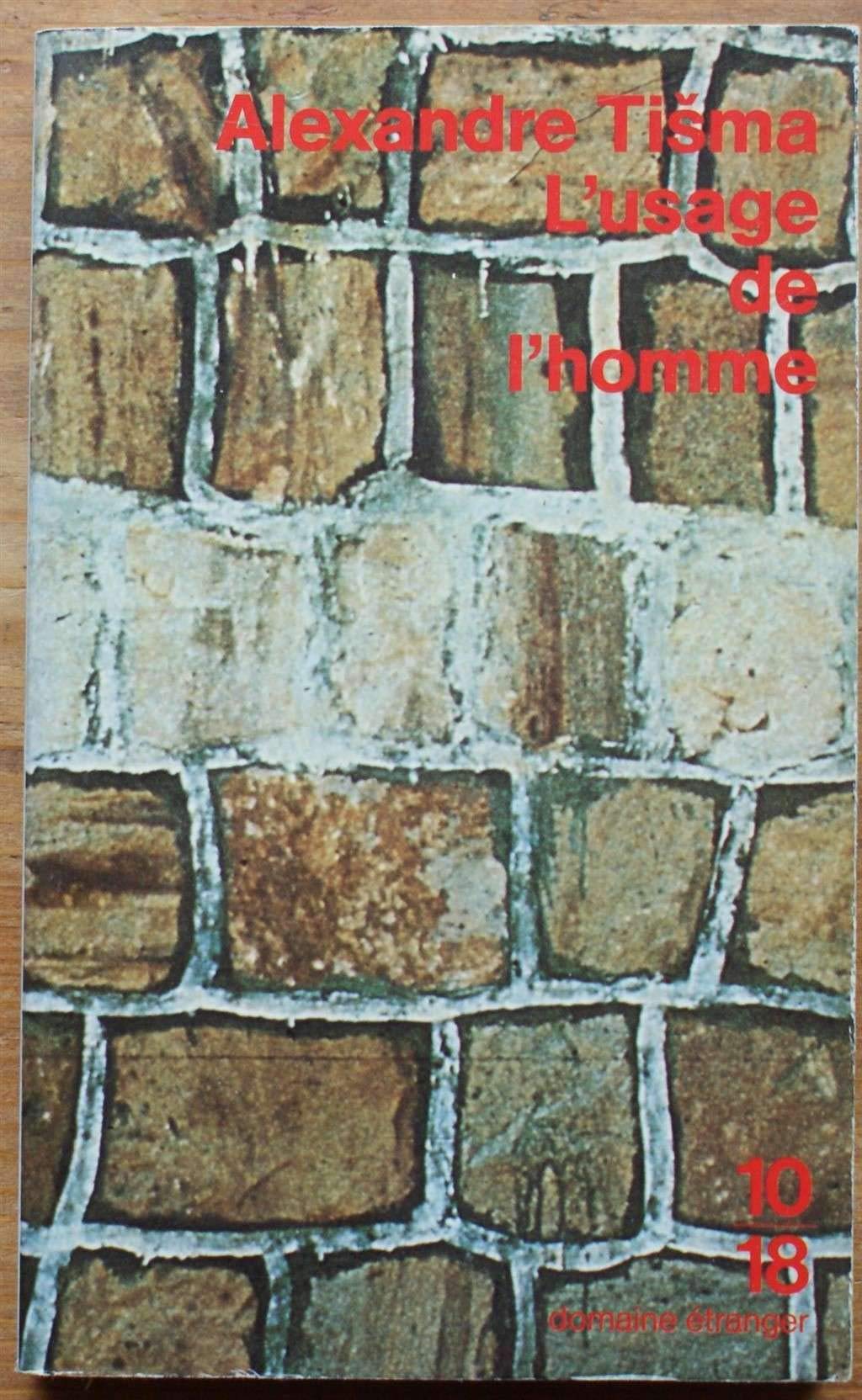 L'usage de l'homme 9782264015679