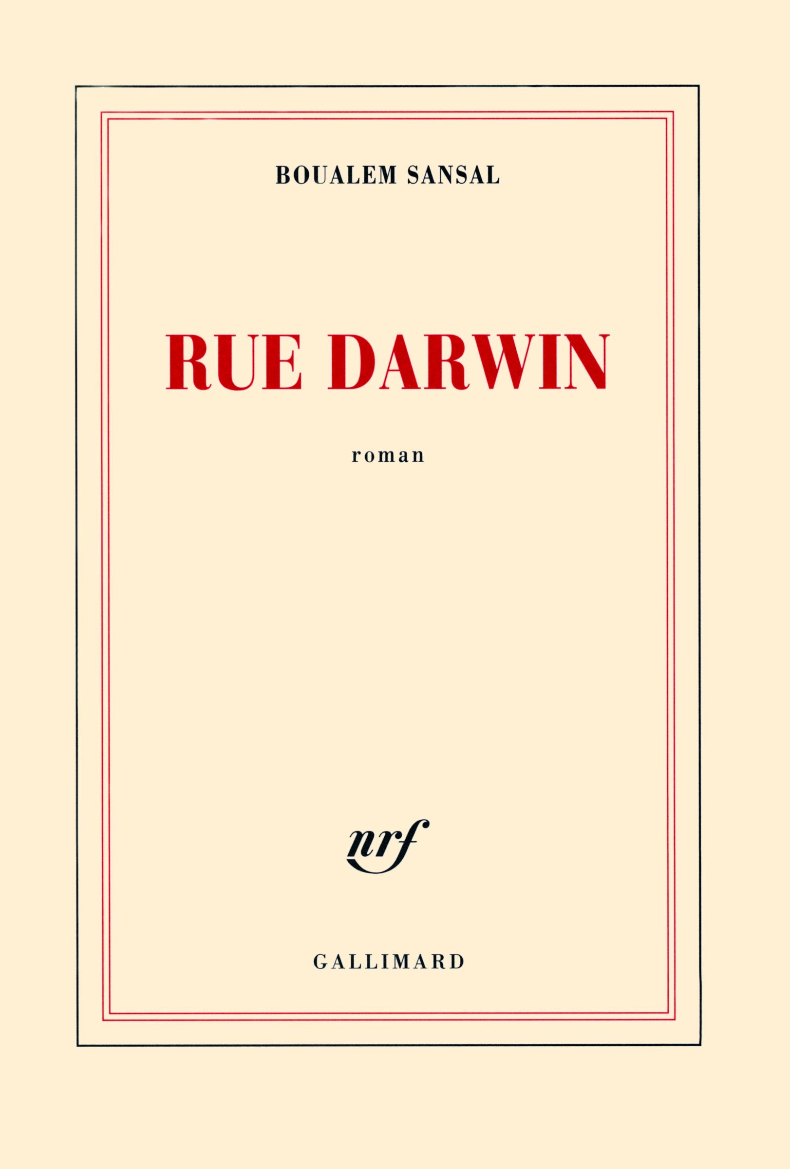 Rue Darwin 9782070134601