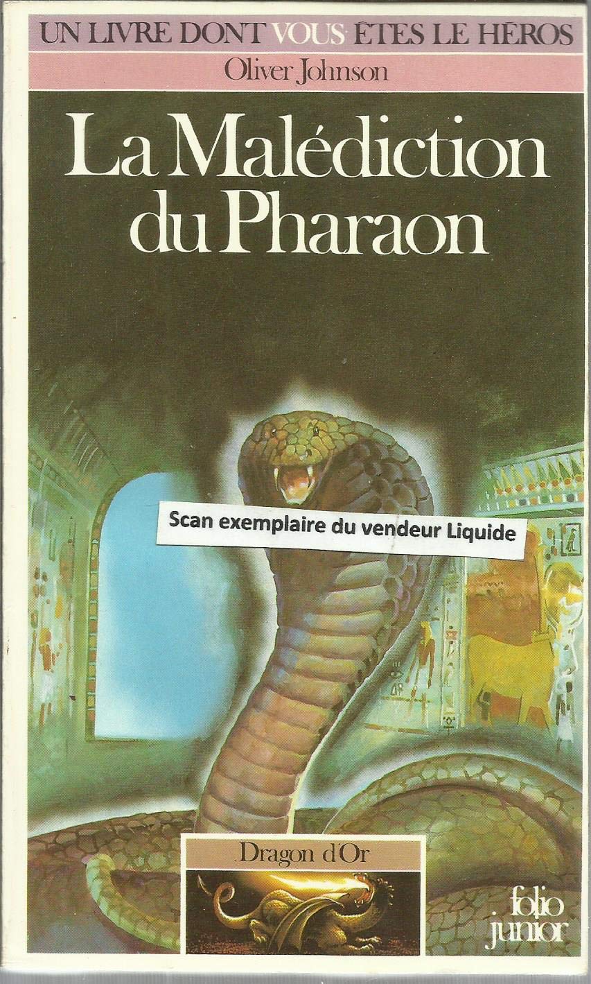 Dragon d'Or, n° 4 : La malédiction du pharaon 9782070333332