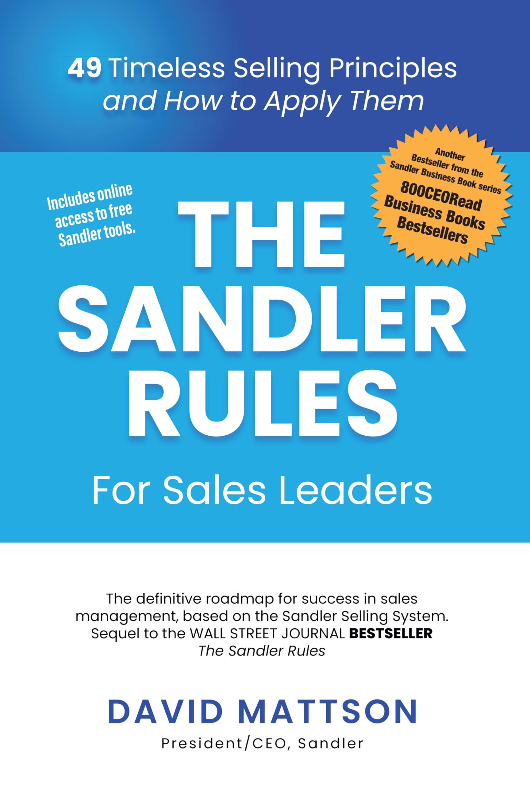 The Sandler Rules for Sales Leaders 9780692821336