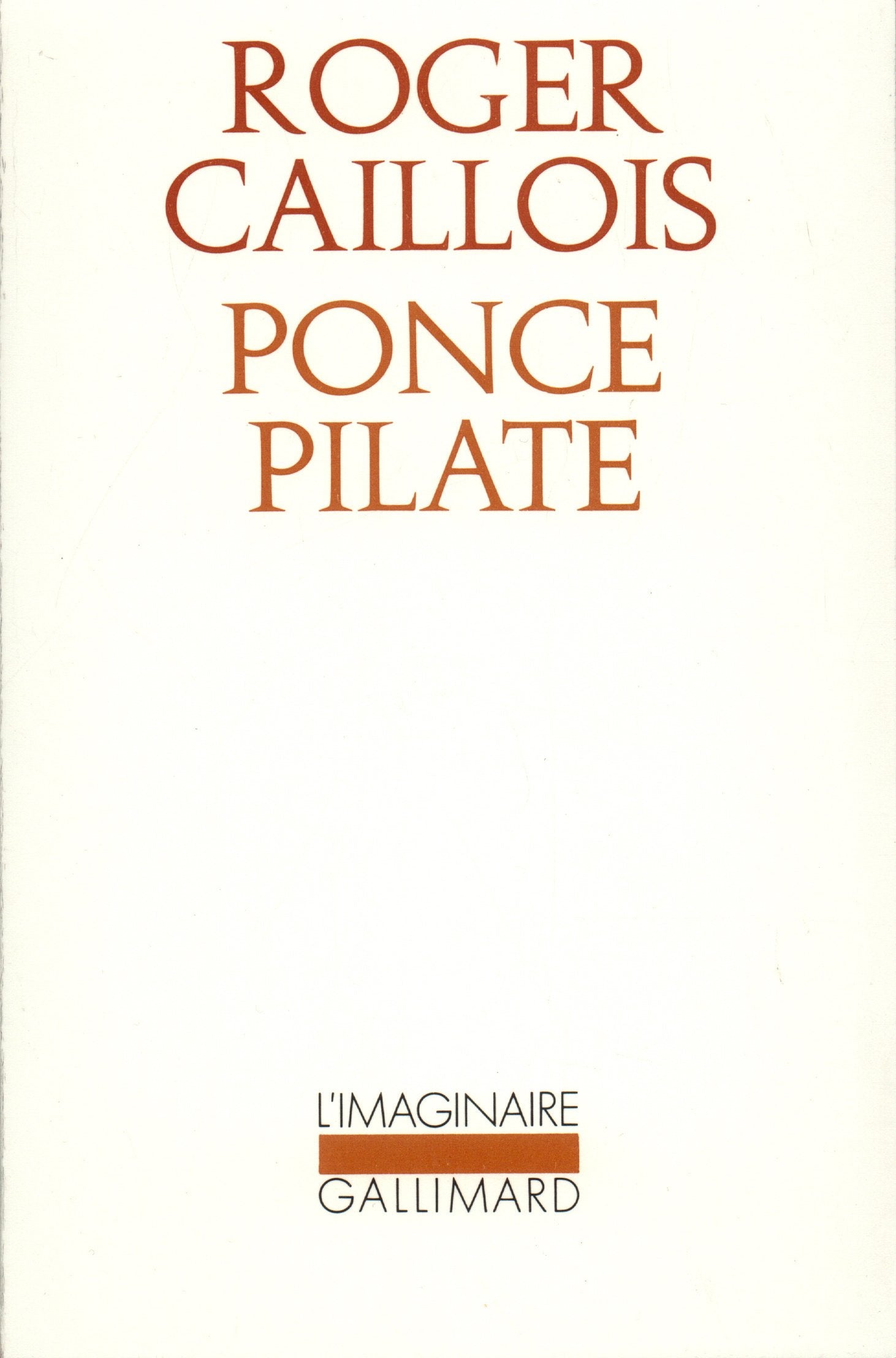 Ponce Pilate 9782070251148