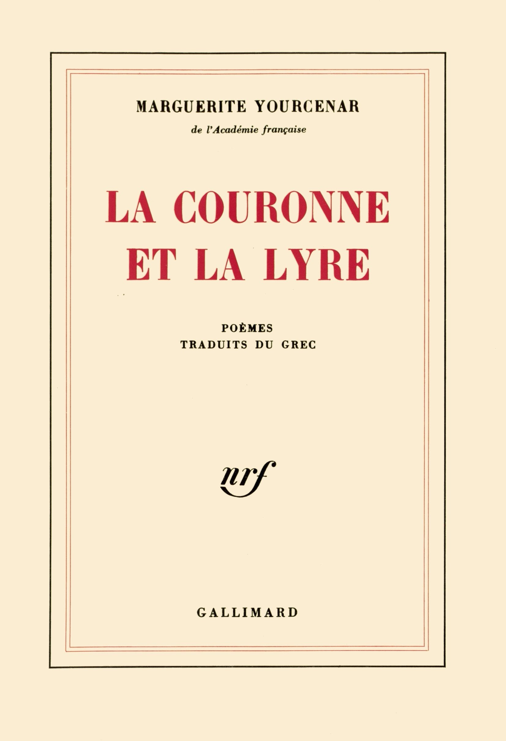 La Couronne et la Lyre: Poèmes 9782070287369