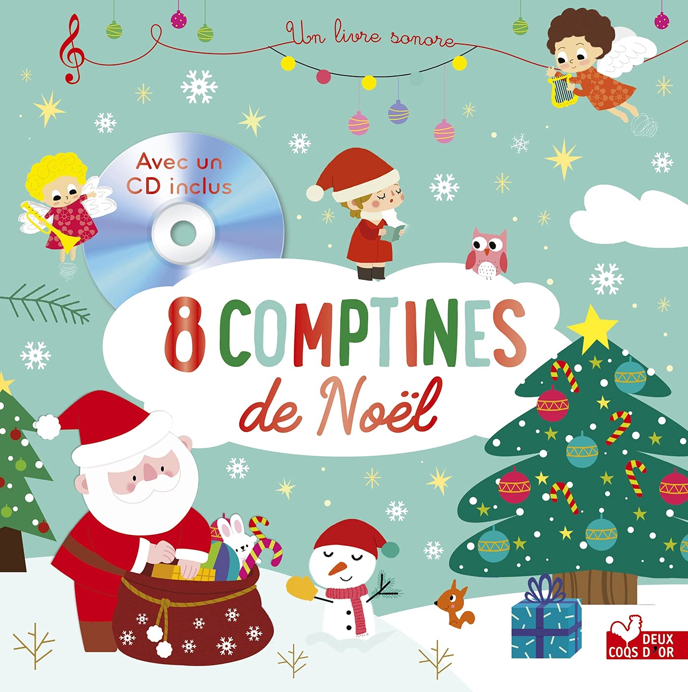 8 comptines de Noël - avec un cd audio 9782017116431