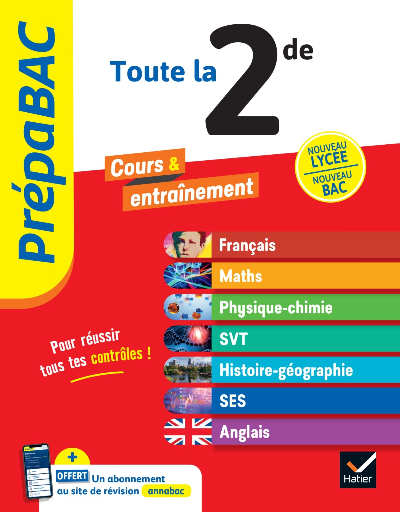 Prépabac - Le tout-en-un 2de (toutes les matières) - 2025-2026: tout le programme de Seconde 9782401094840