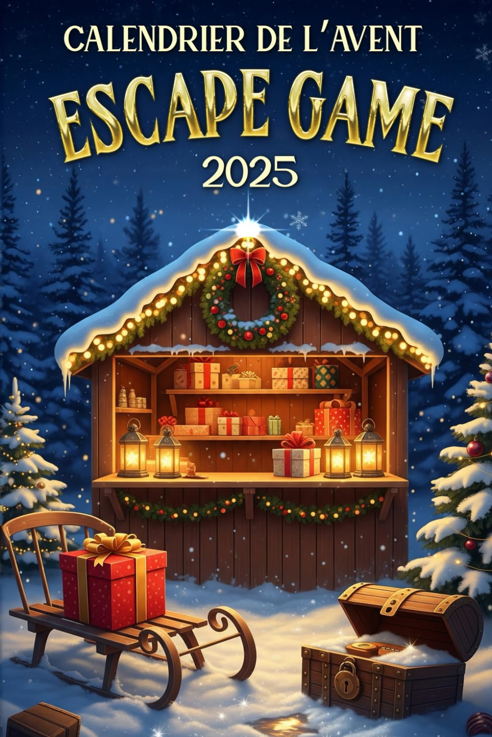 Calendrier de l’Avent Escape Game 2025: 24 défis de réflexion et casse-têtes pour une aventure magique de Noël 9783911688185