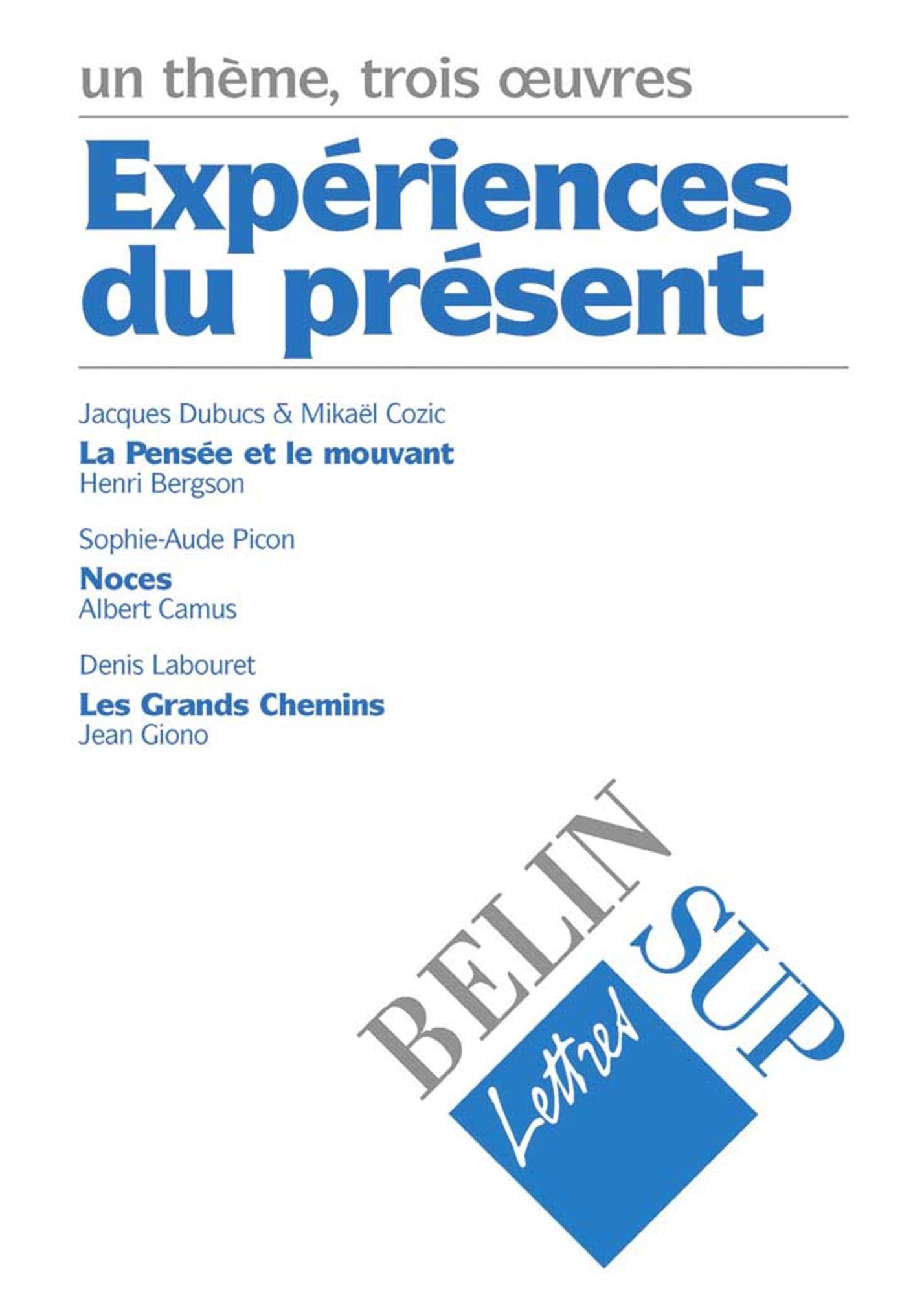 Expériences du présent 9782701123875