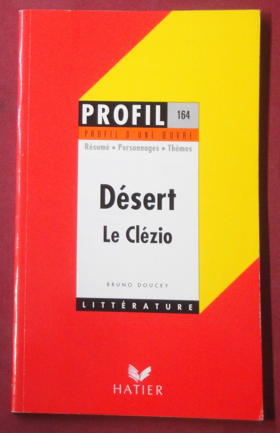 Profil d'une oeuvre : Désert, Le Clézio : résumé, personnages, thèmes 9782218005138