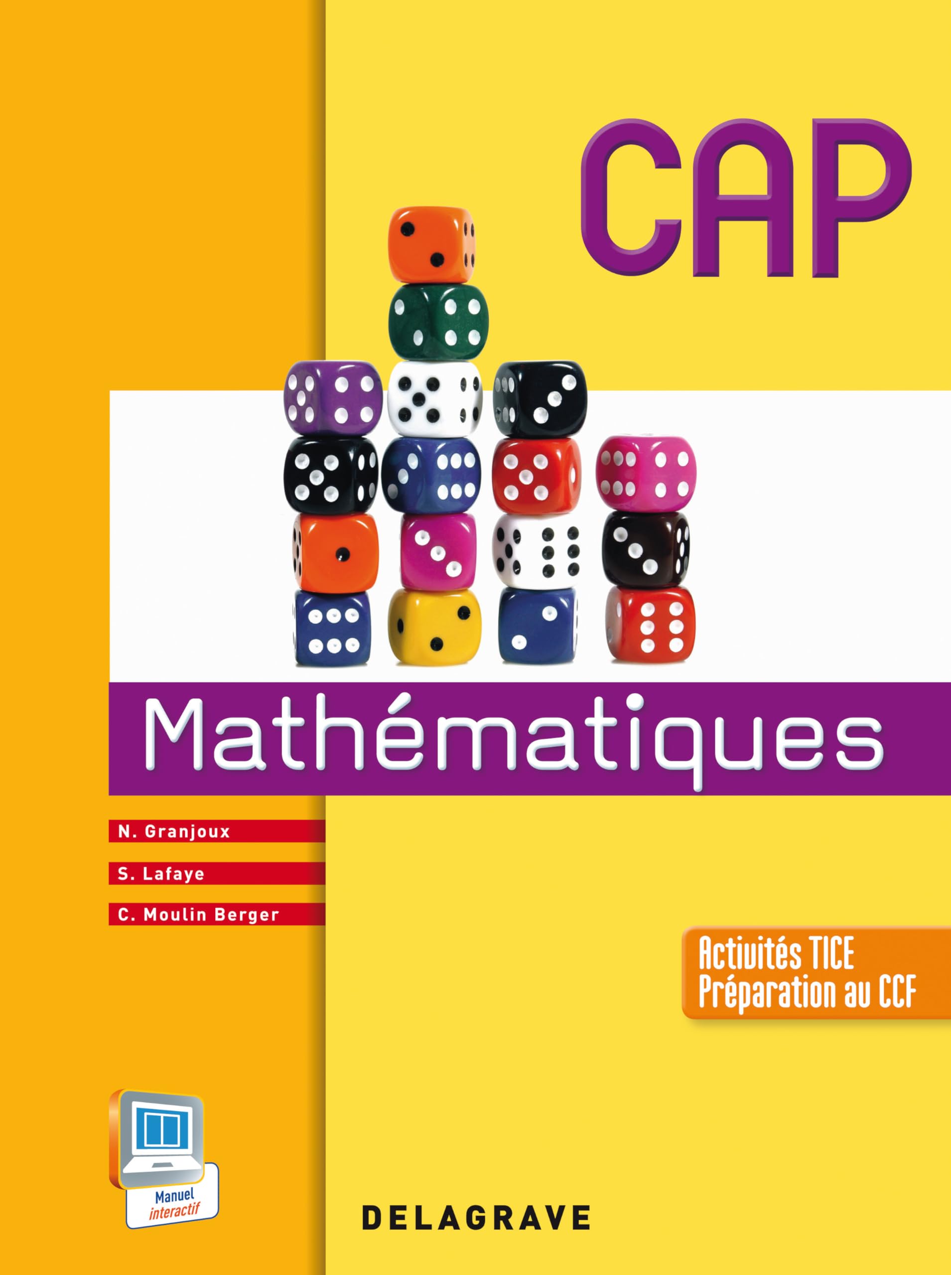 Mathématiques CAP, groupements A, B et C (2014) - Manuel élève 9782206100043
