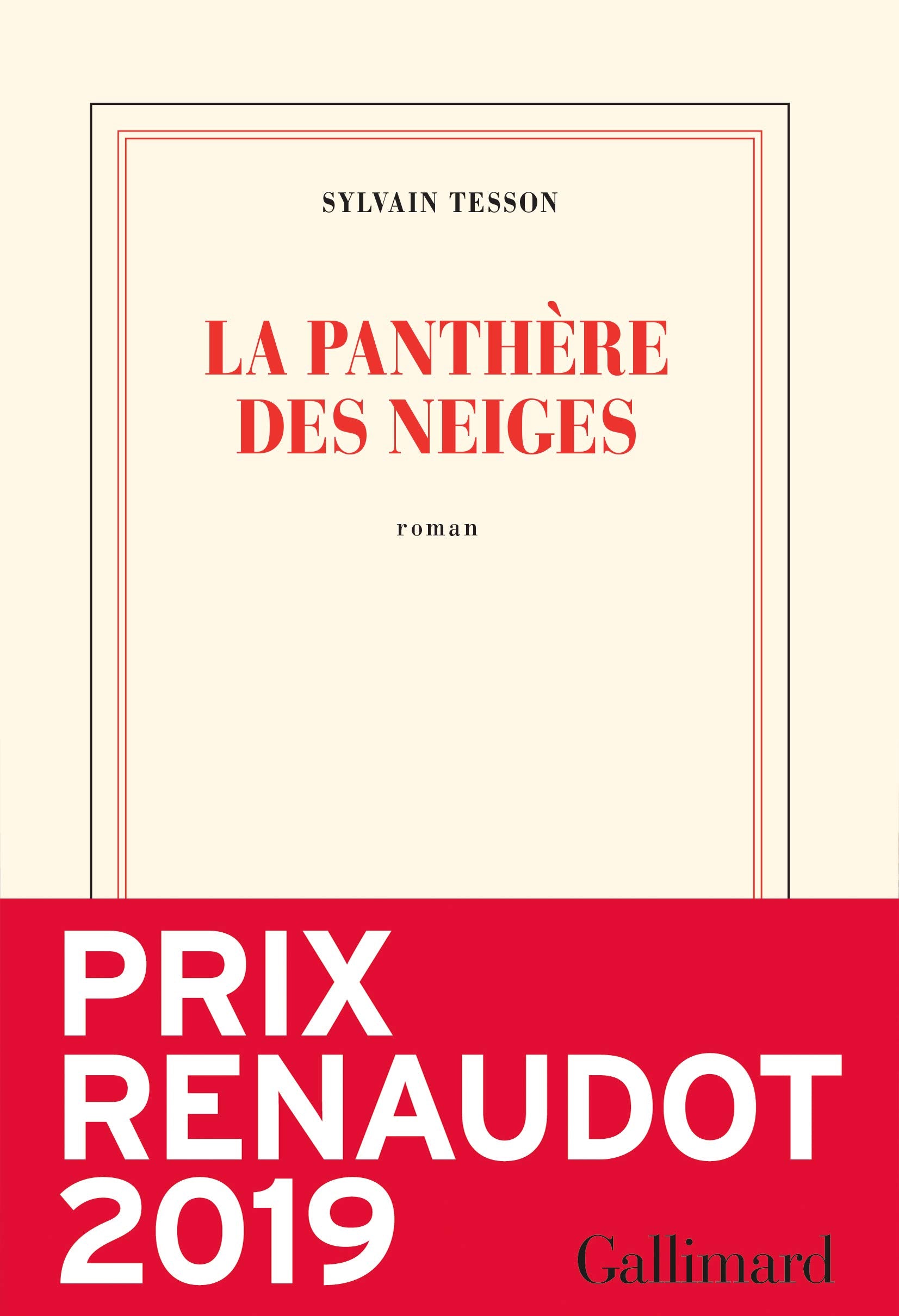 La panthère des neiges - Prix Renaudot 2019 9782072822322