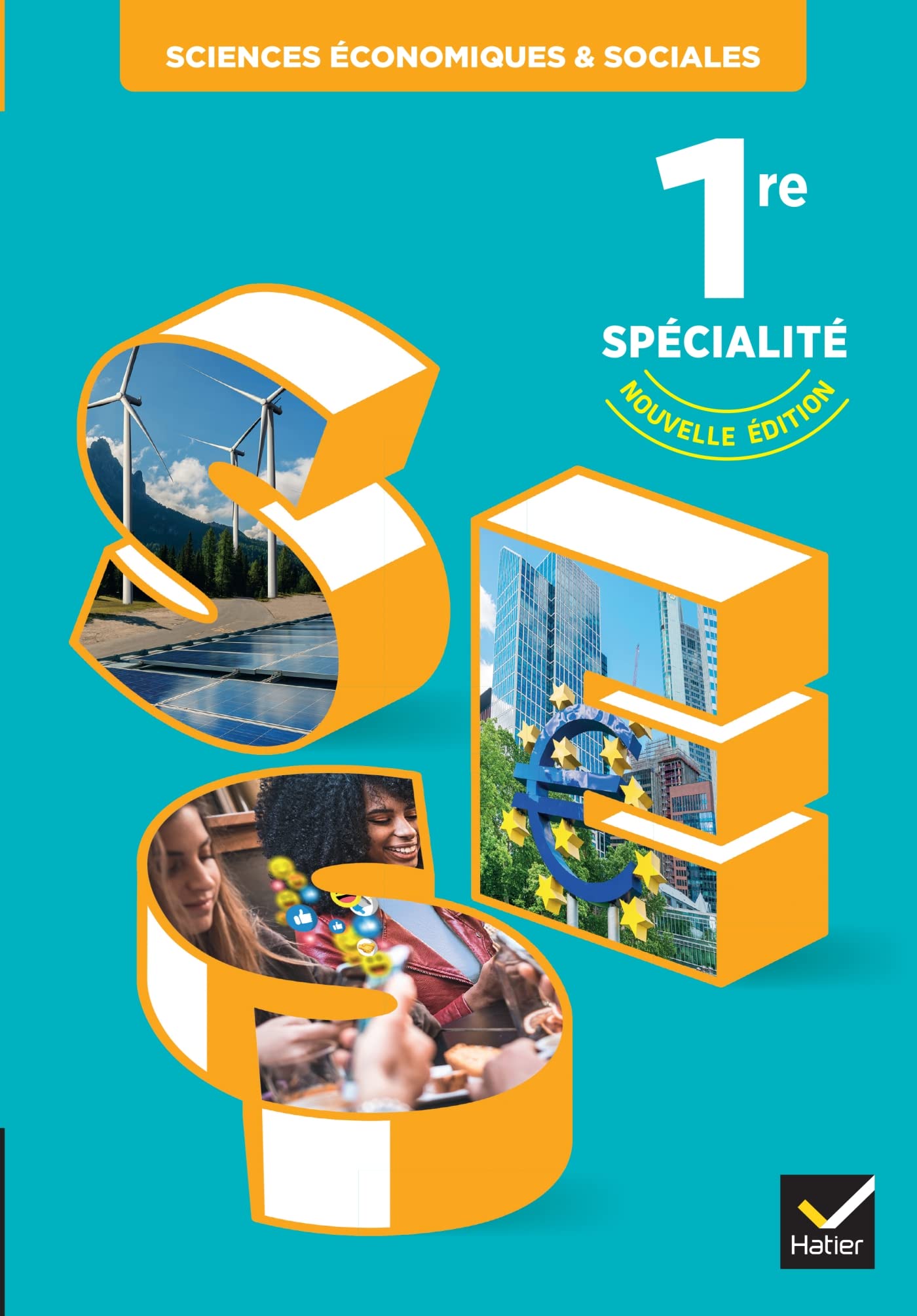 SES Sciences économiques et sociales 1re - Ed. 2023 - Livre élève 9782401097117
