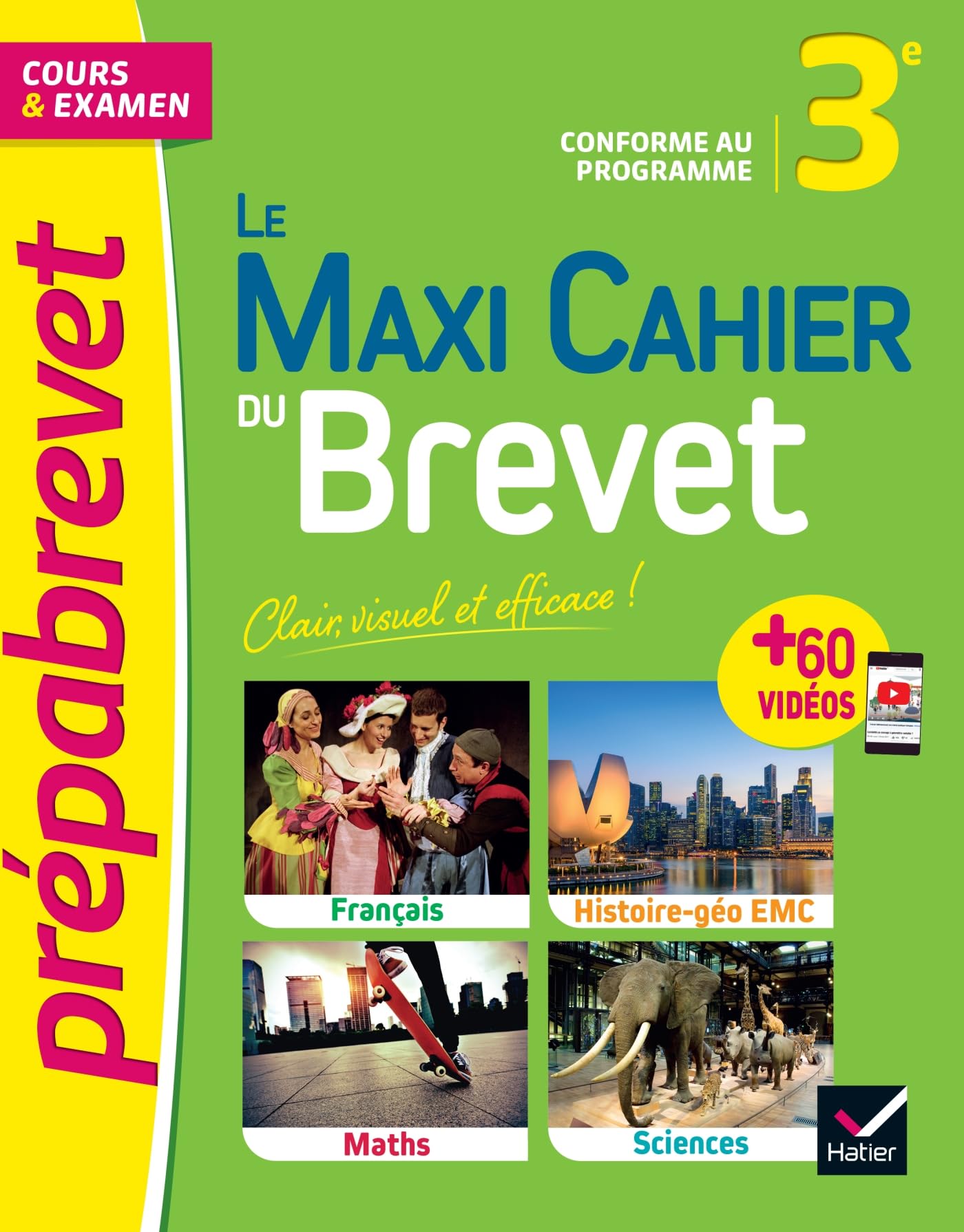 Le Maxi Cahier du Brevet (tout-en-un) - Brevet 2024: cours, quiz, sujets & vidéos 9782401078321