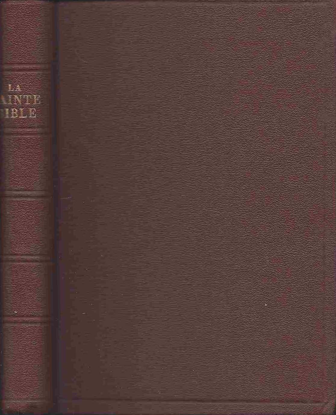 La sainte bible. 