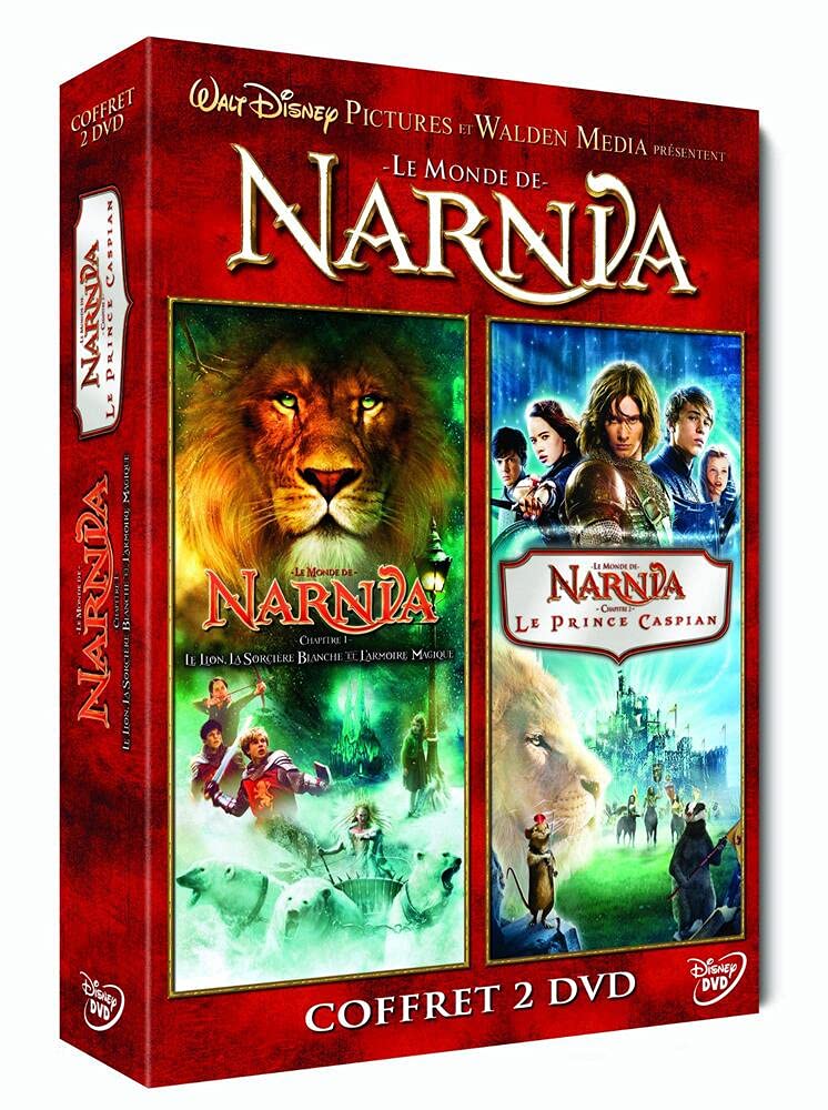 Le monde de Narnia chapitre 1 : le lion, la sorcière blanche et l'armoire magique + Le monde de Narnia chapitre 2 : Le prince Caspian - Coffret 2 DVD 8717418192051