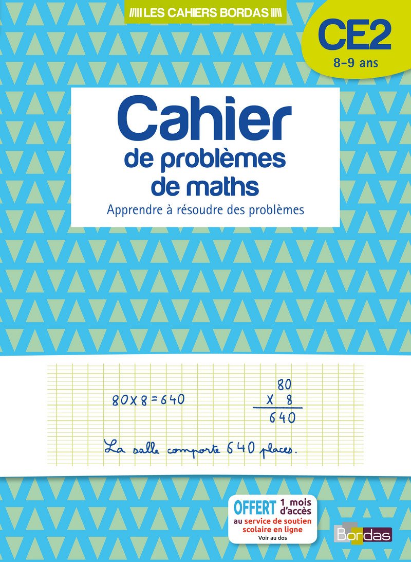 Cahier de problèmes de maths CE2 (ancienne édition) 9782047351581