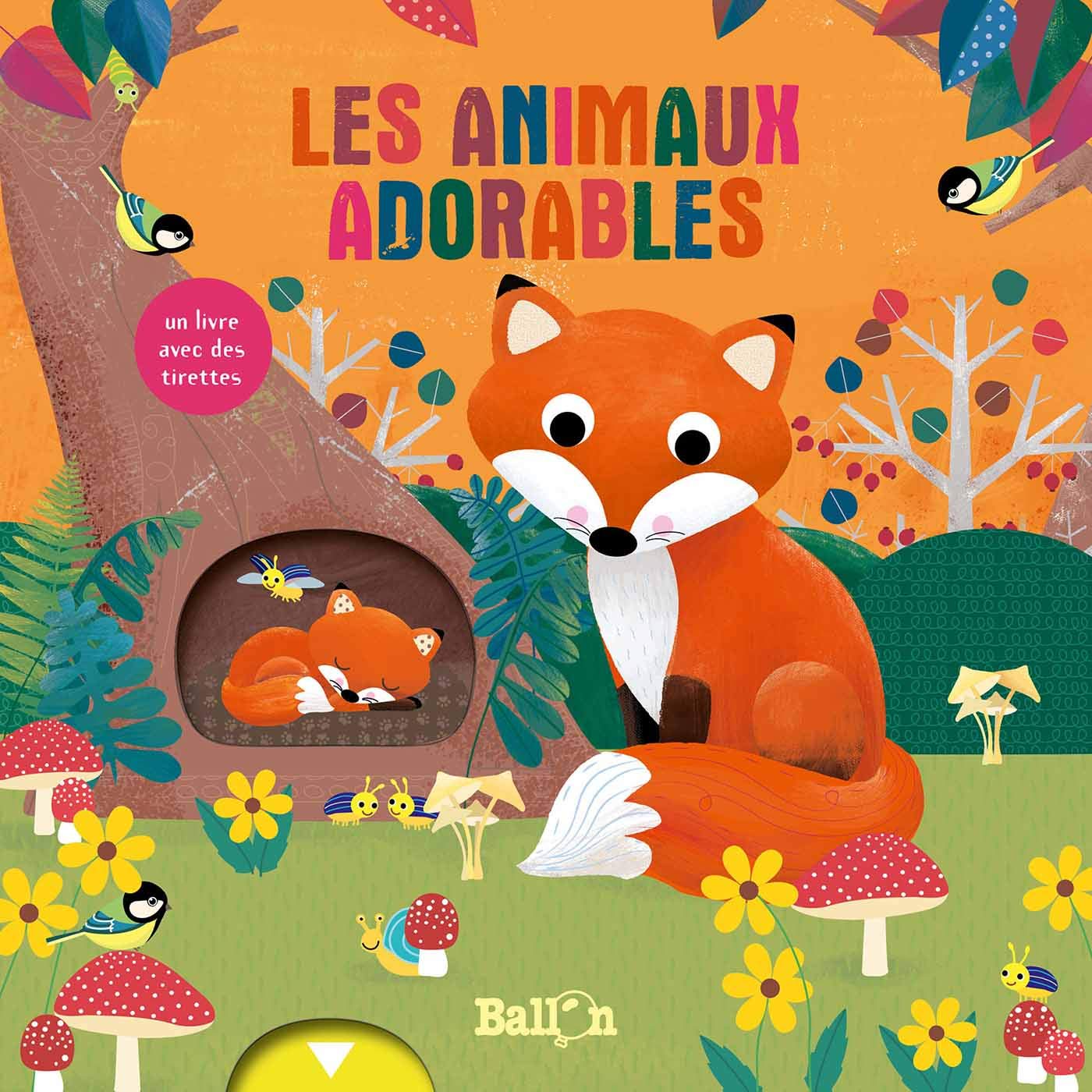 Livre à tirette - Adorables animaux 9789403214009