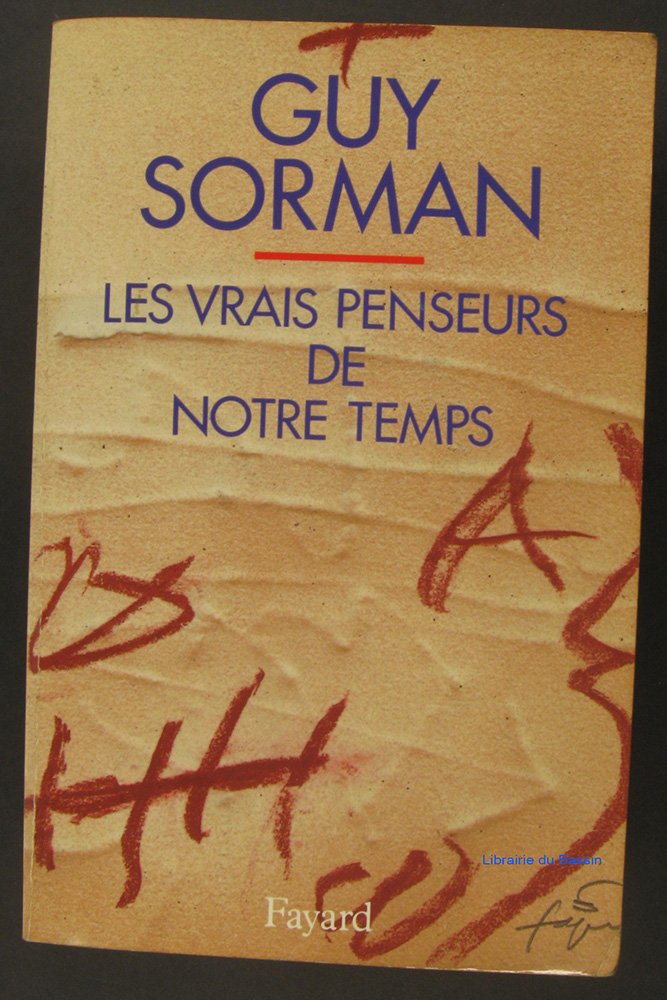 Les vrais penseurs de notre temps 9782213023236