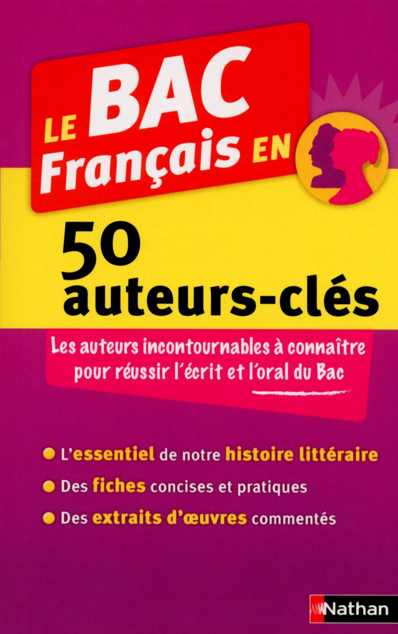 Le BAC Français en 50 auteurs-clés 9782091892535