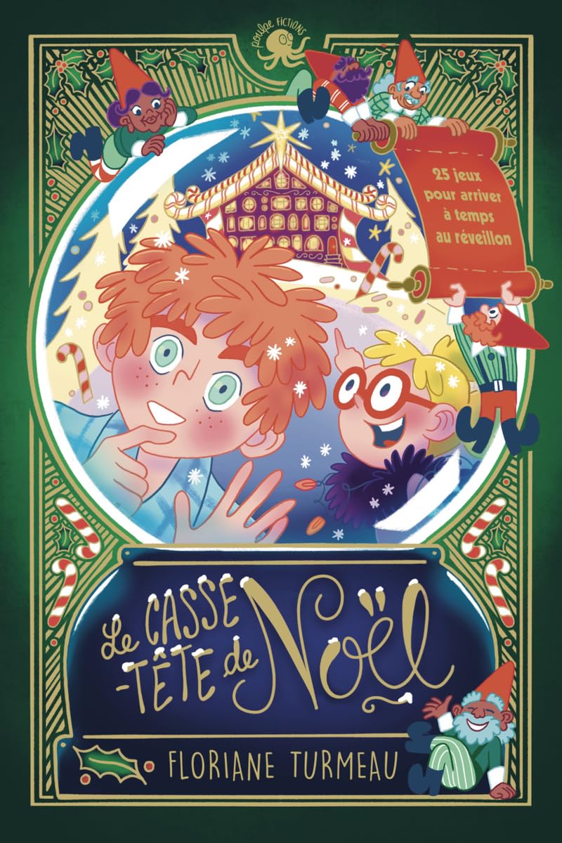 Le Casse-tête de Noël 25 jeux pour arriver à temps au réveillon Dès 9 ans Roman interactif lecture jeunesse 9782377423866