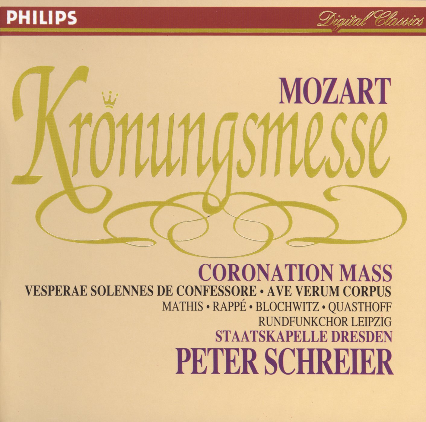 Mozart: Missa in C, KV 317 "Coronation Mass" 0028942627529