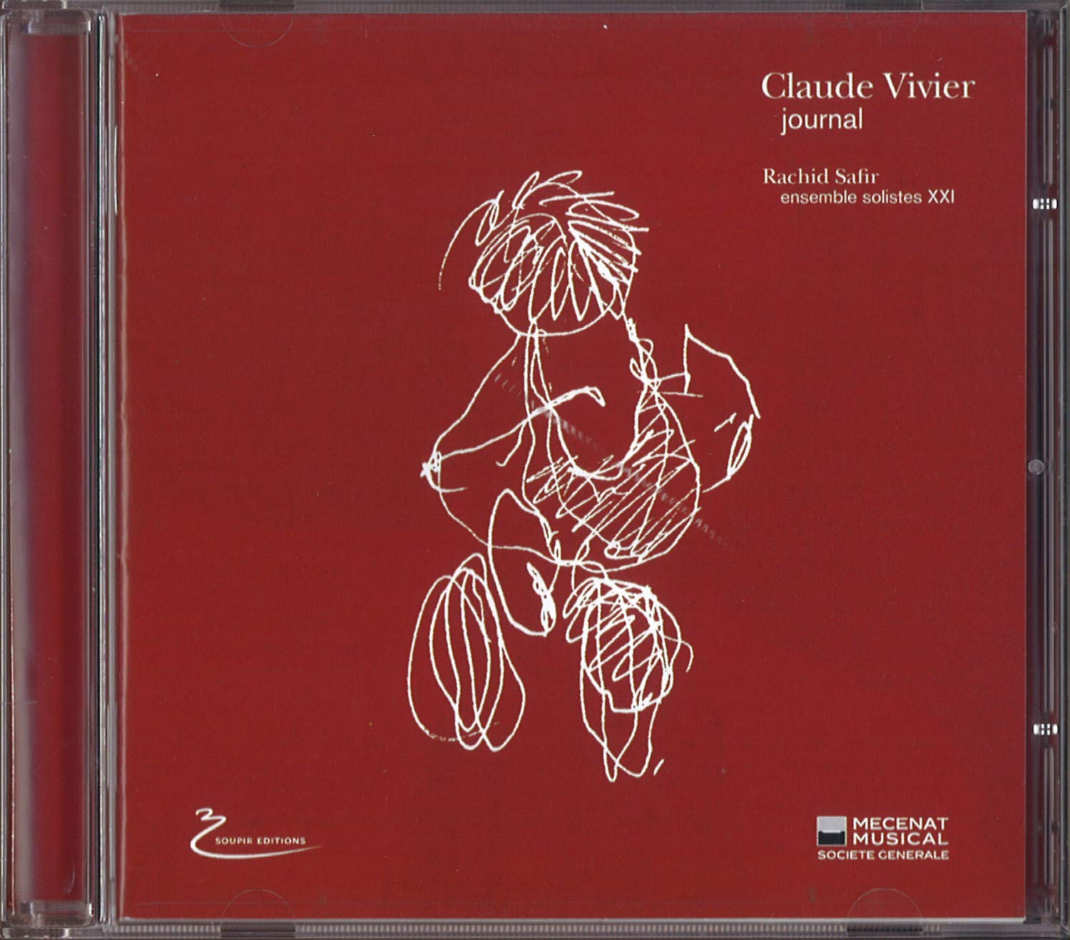 Claude Vivier journal - Rachid Safir - Ensemble Solistes XXI 0826596012063