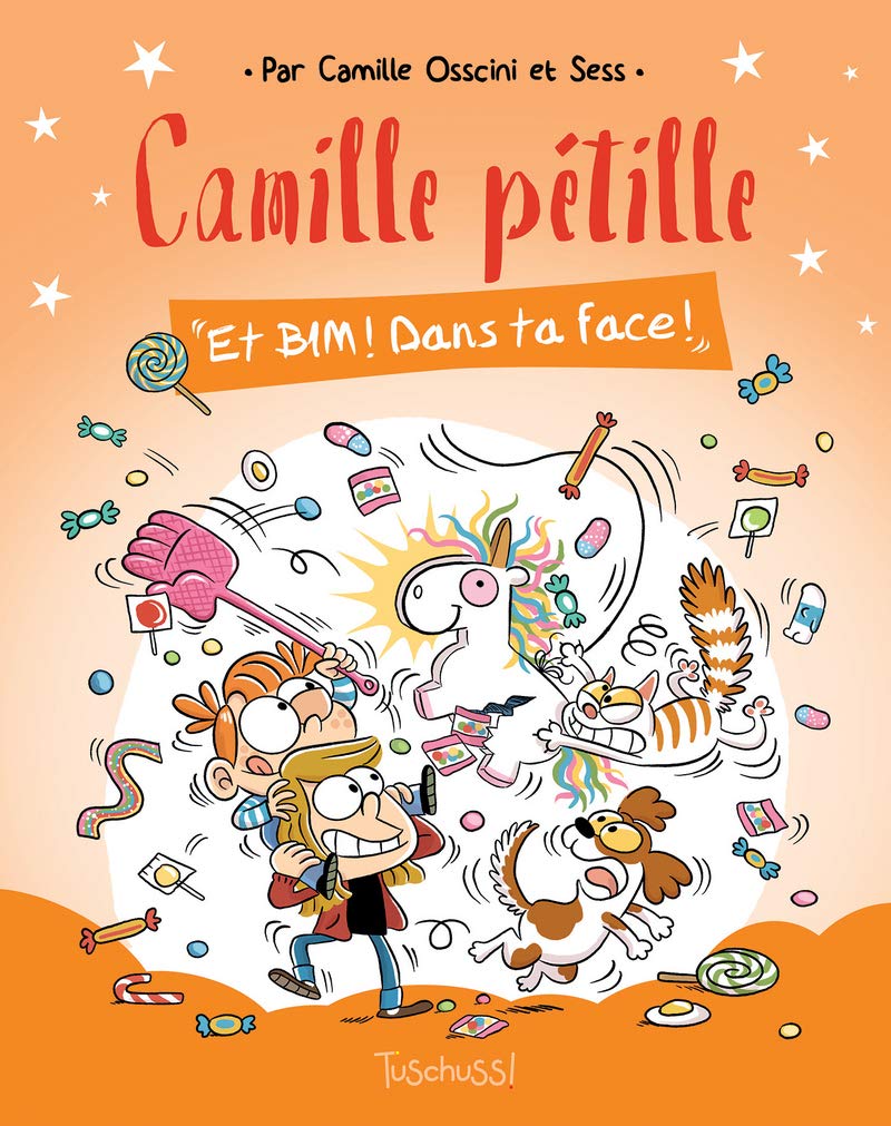 Camille Pétille (T2) : Et Bim ! Dans ta face - Lecture BD jeunesse humour famille - Dès 7 ans (2) 9782375542347