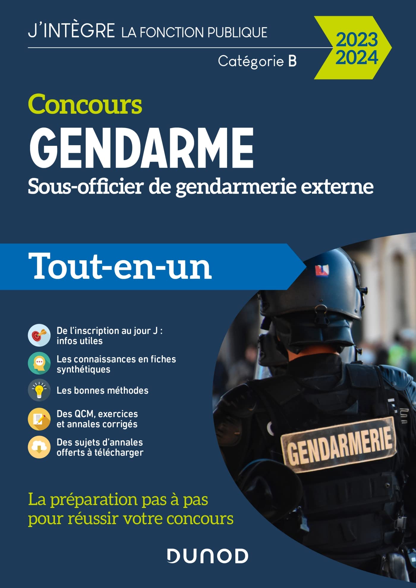 Concours Gendarme - Sous-officier de gendarmerie externe - 2023/2024: Tout-en-un (2023-2024) 9782100848799