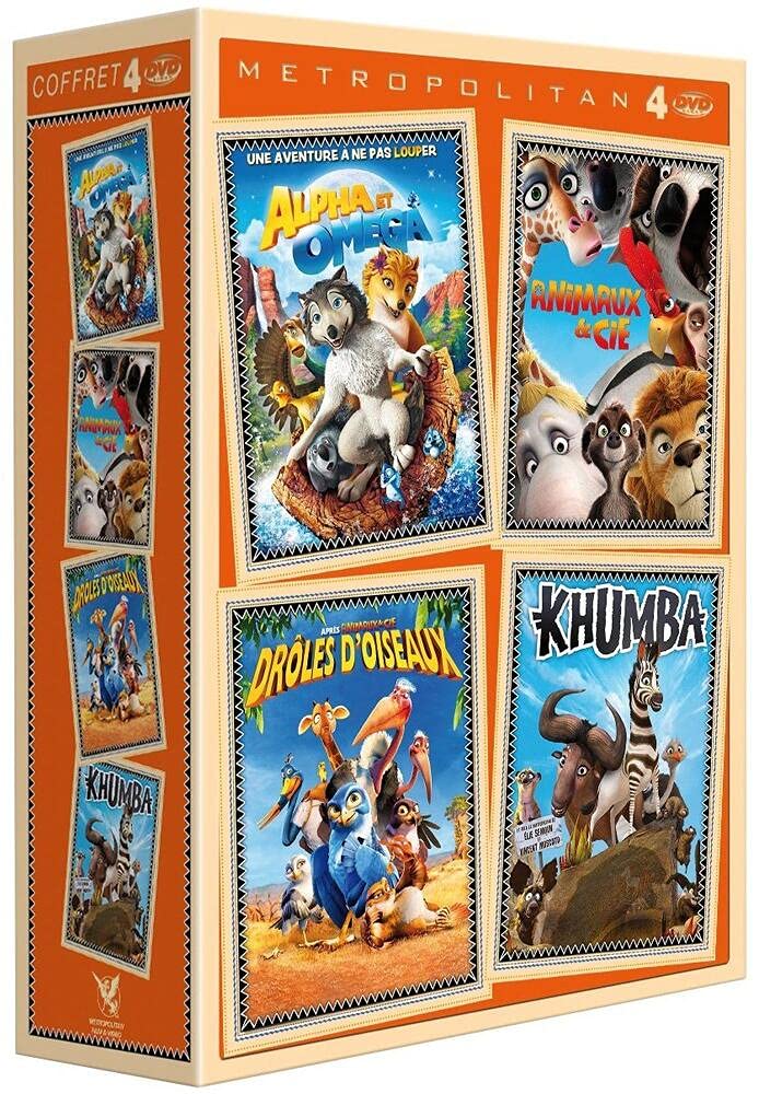 Khumba + Drôles d'oiseaux + Animaux & CIE + Alpha & Omega 3512391697624