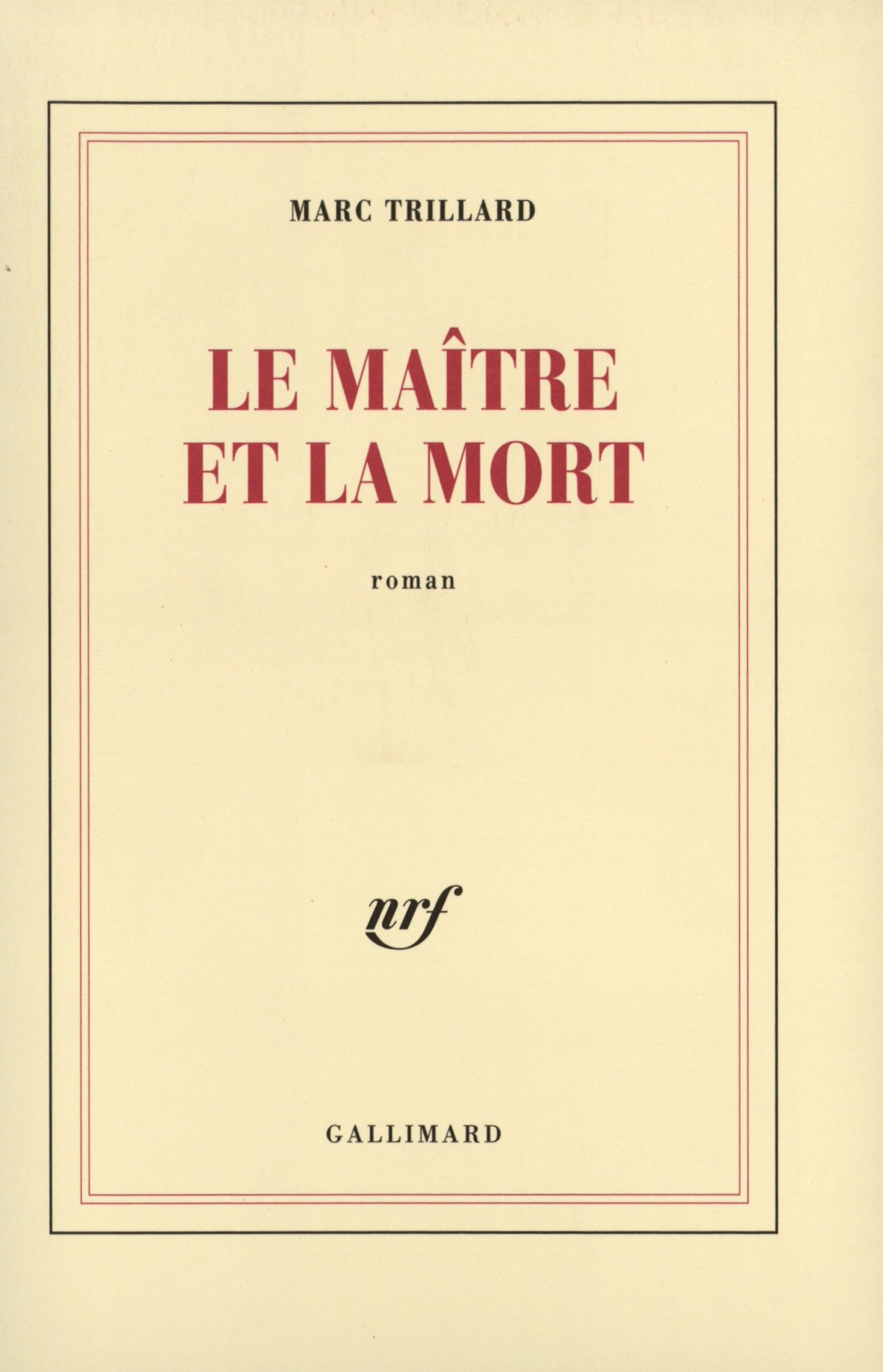 Le Maître et la mort 9782070729869